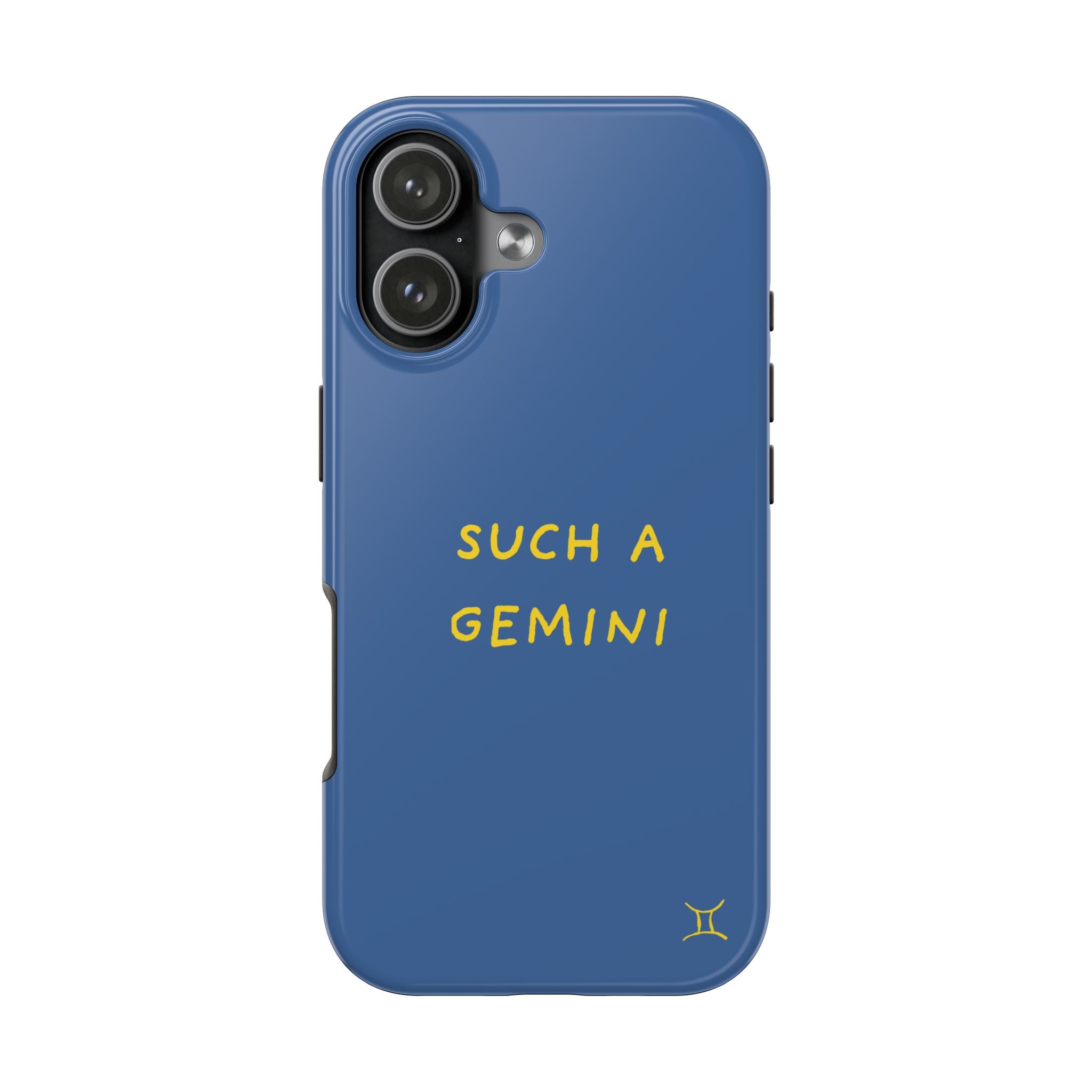 "Such A Gemini" Phone Case - Blue/Yellow