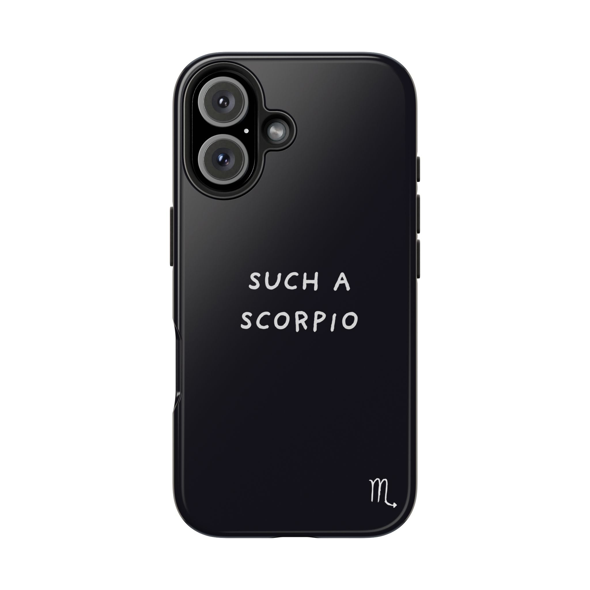 "Such a Scorpio" Phone Case - Black/White