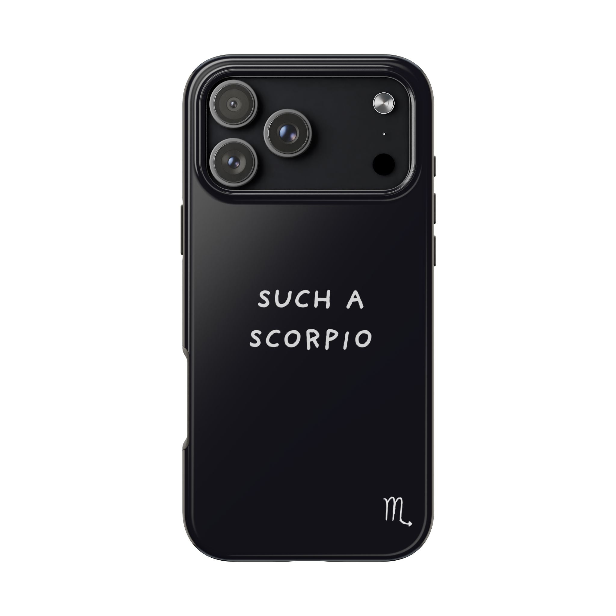 "Such a Scorpio" Phone Case - Black/White