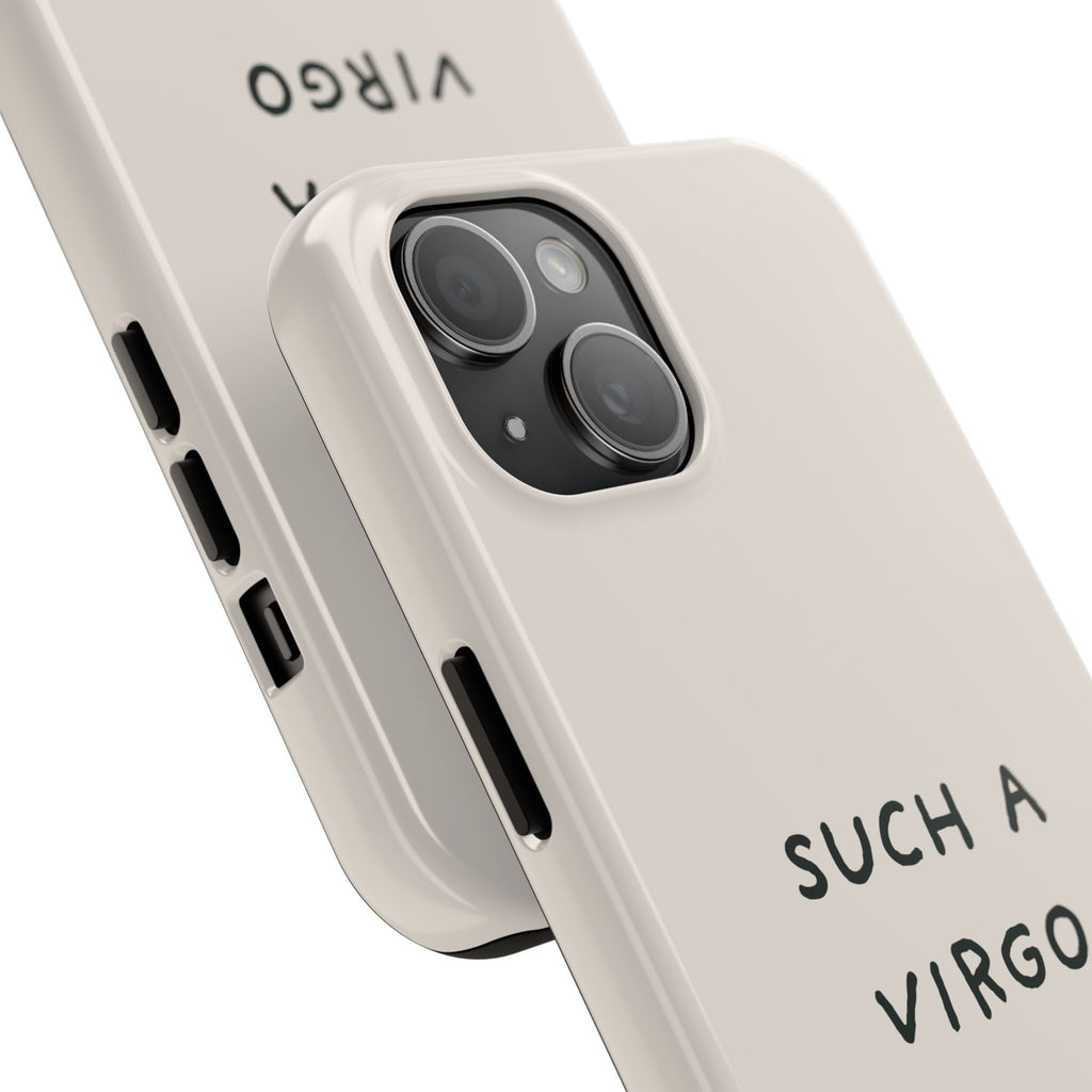 “Such a Virgo” Tough Phone Case — Beige / Forrest