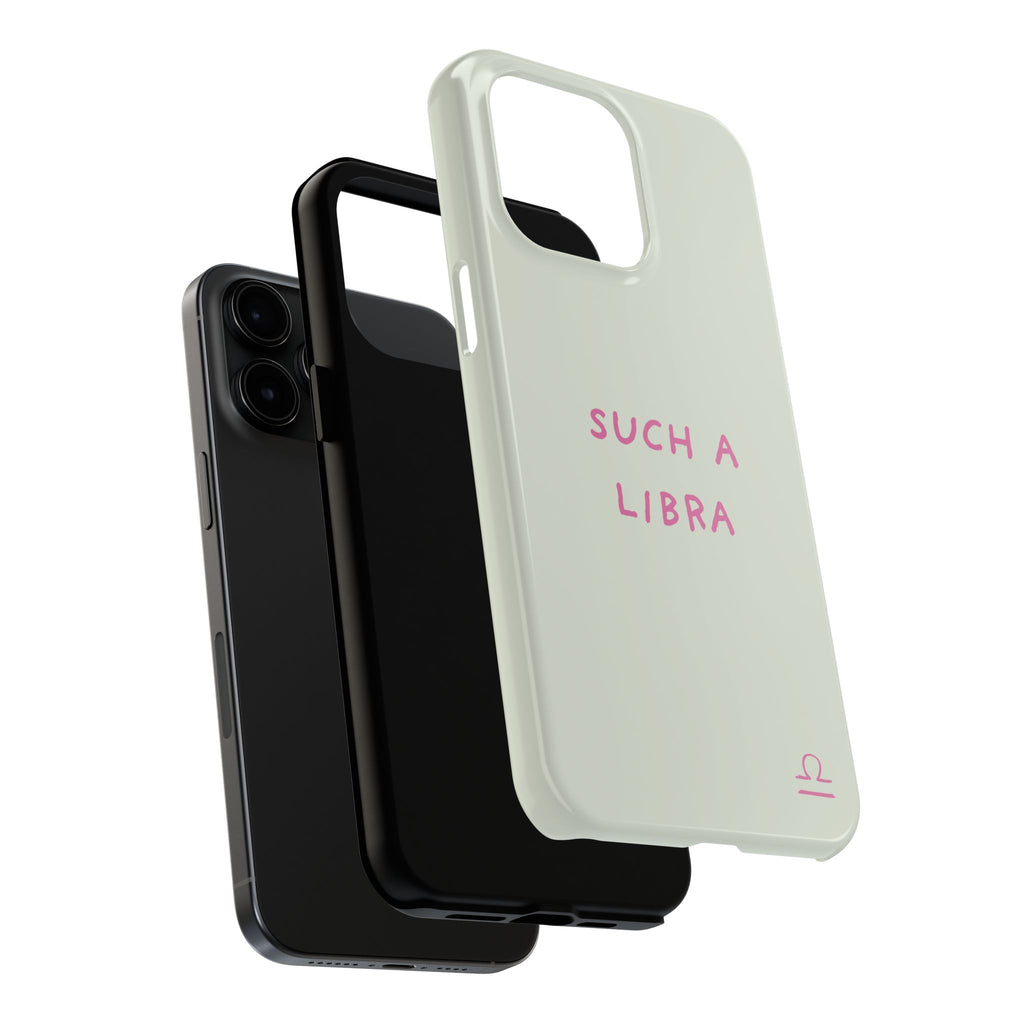 "Such A Libra" Phone Case - Mint/Pink