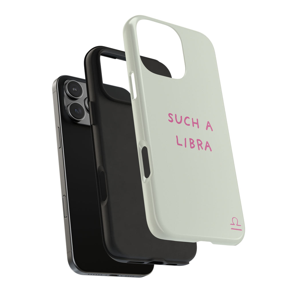 "Such A Libra" Phone Case - Mint/Pink