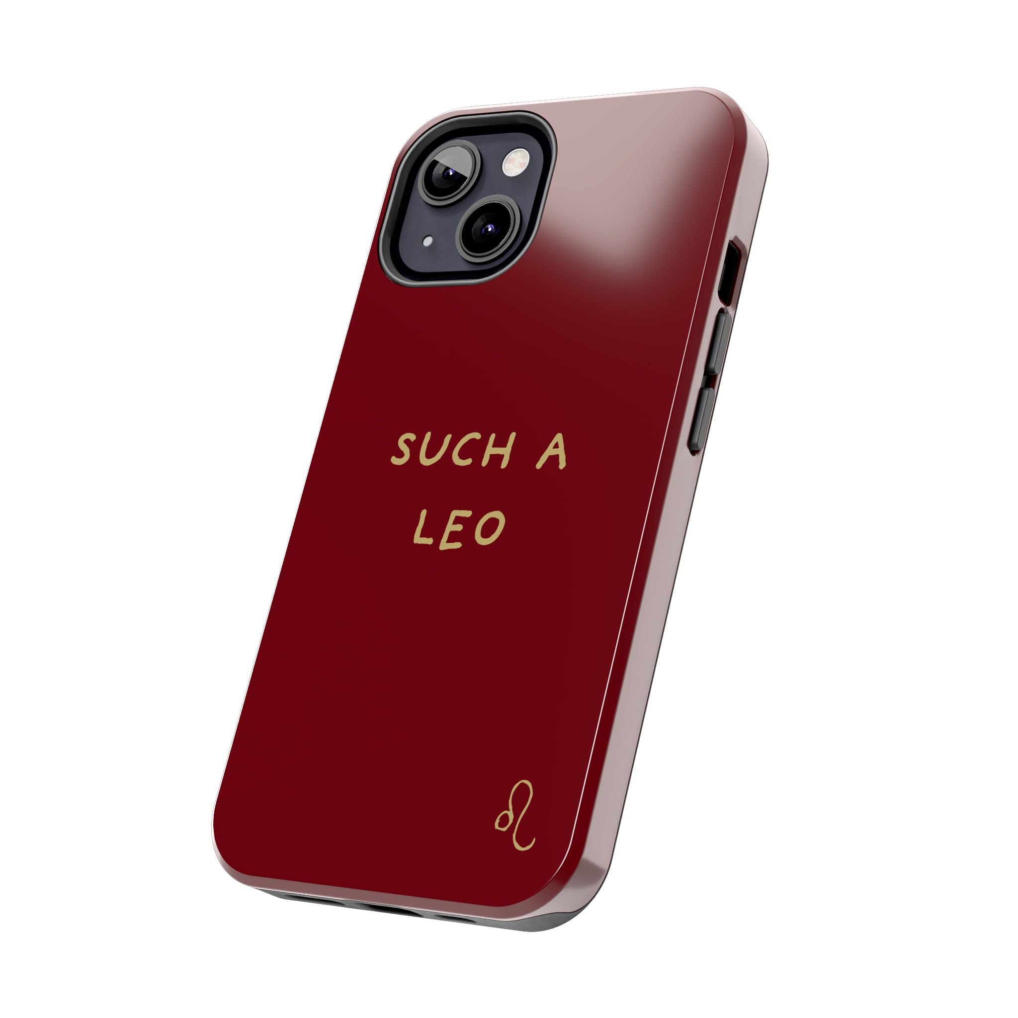 "Such a Leo" Phone Case - Red/Gold