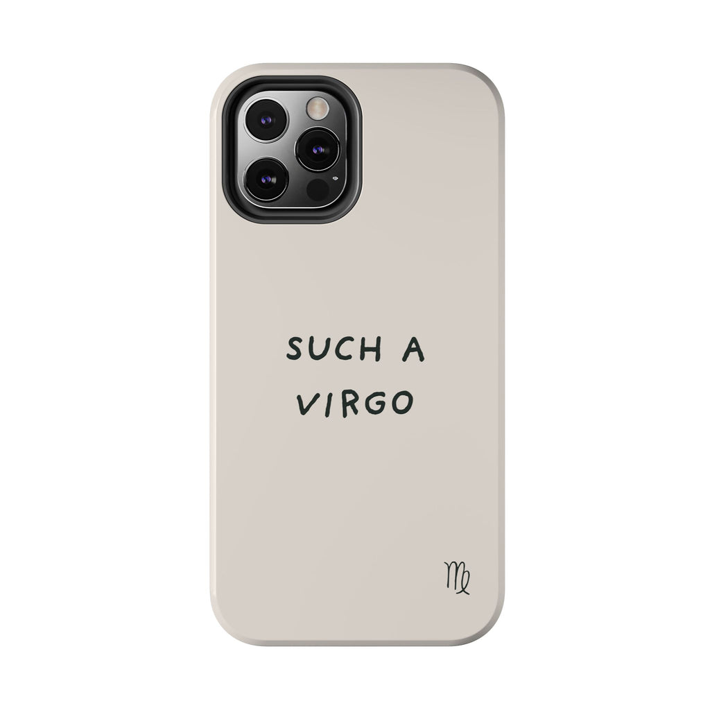 “Such a Virgo” Tough Phone Case — Beige / Forrest