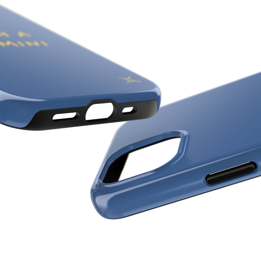 "Such A Gemini" Phone Case - Blue/Yellow
