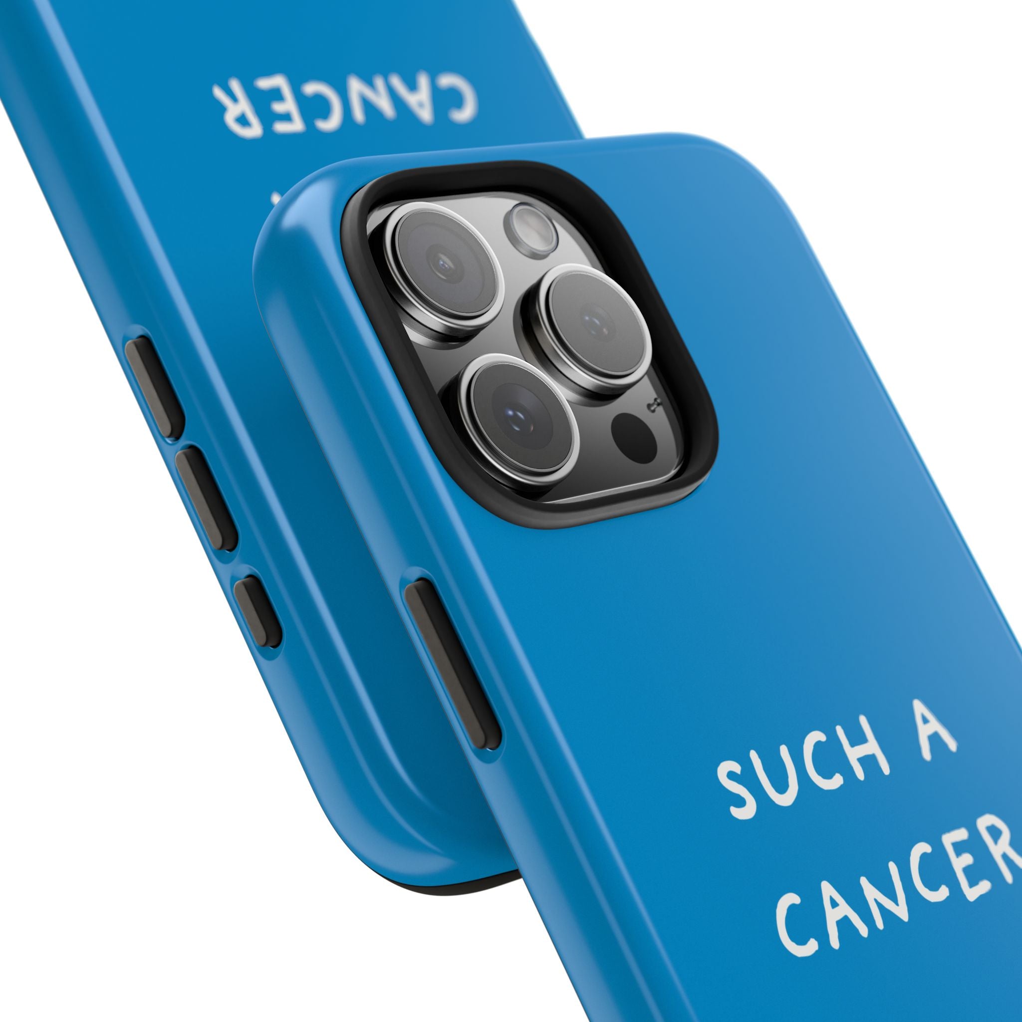 'Such a Cancer" Zodiac Phone Case - Turquoise