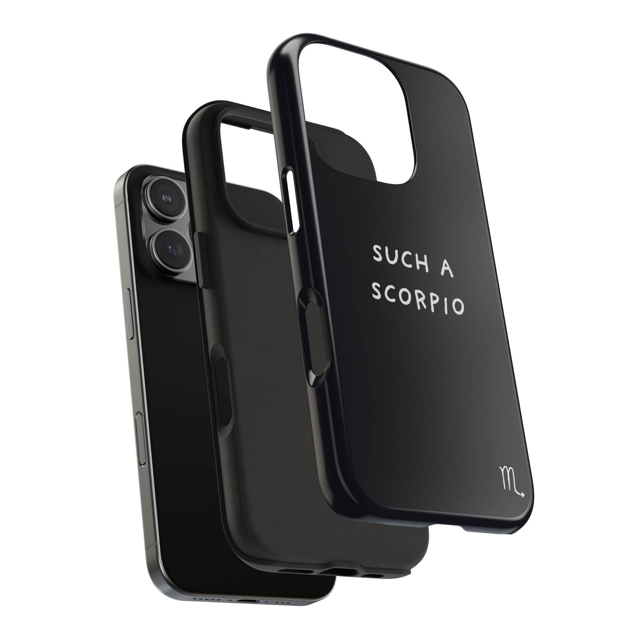 "Such a Scorpio" Phone Case - Black/White