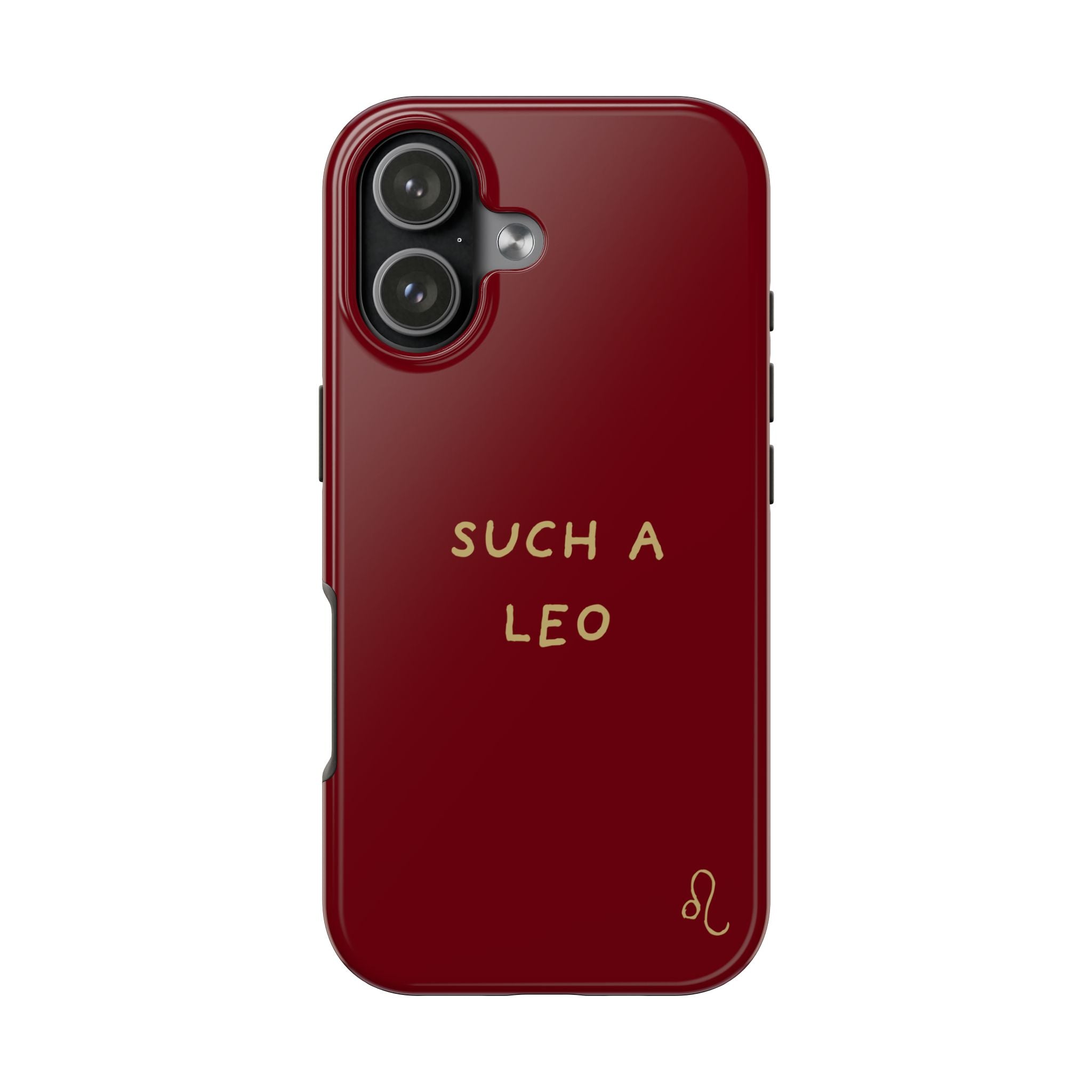 "Such a Leo" Phone Case - Red/Gold