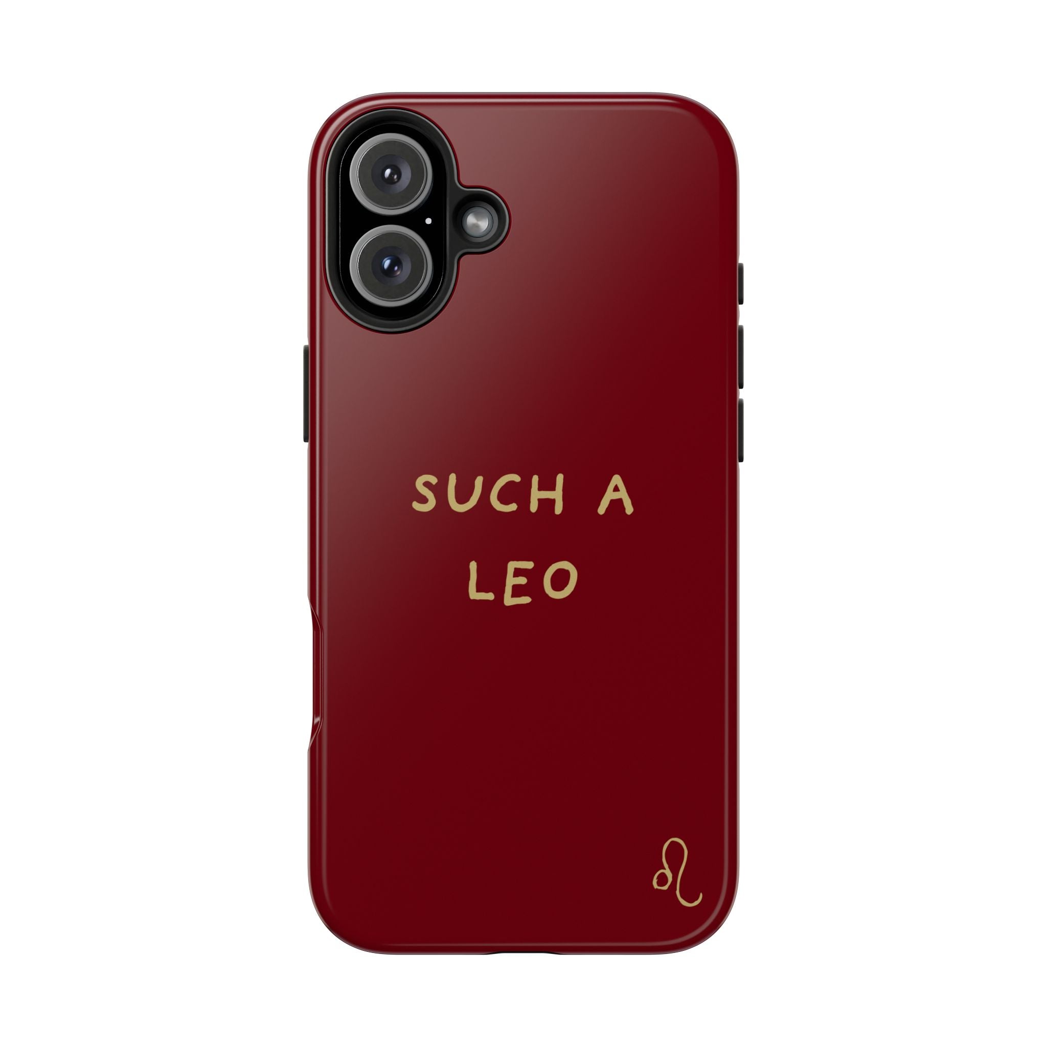 "Such a Leo" Phone Case - Red/Gold