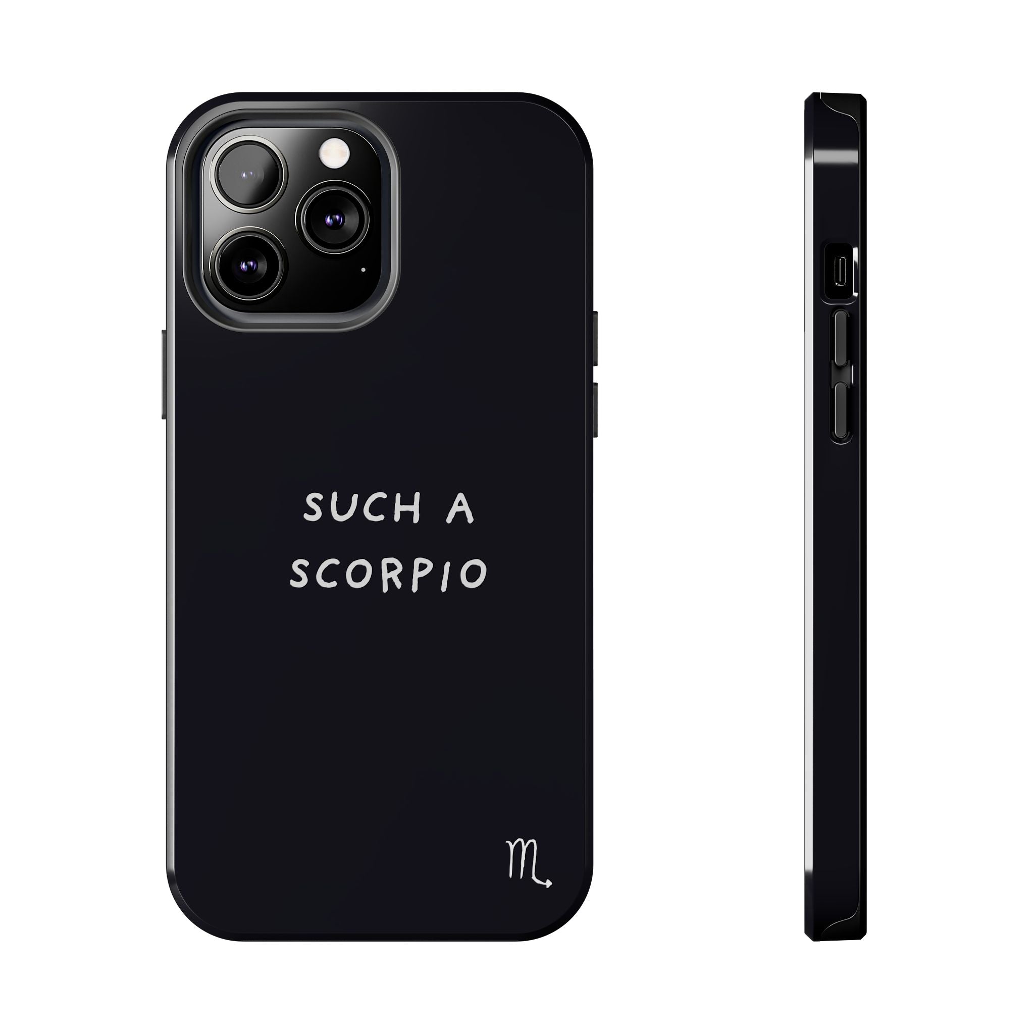 "Such a Scorpio" Phone Case - Black/White