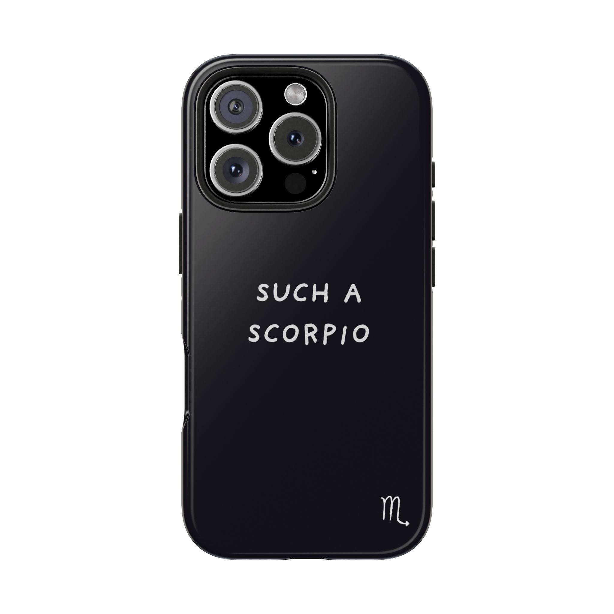 "Such a Scorpio" Phone Case - Black/White