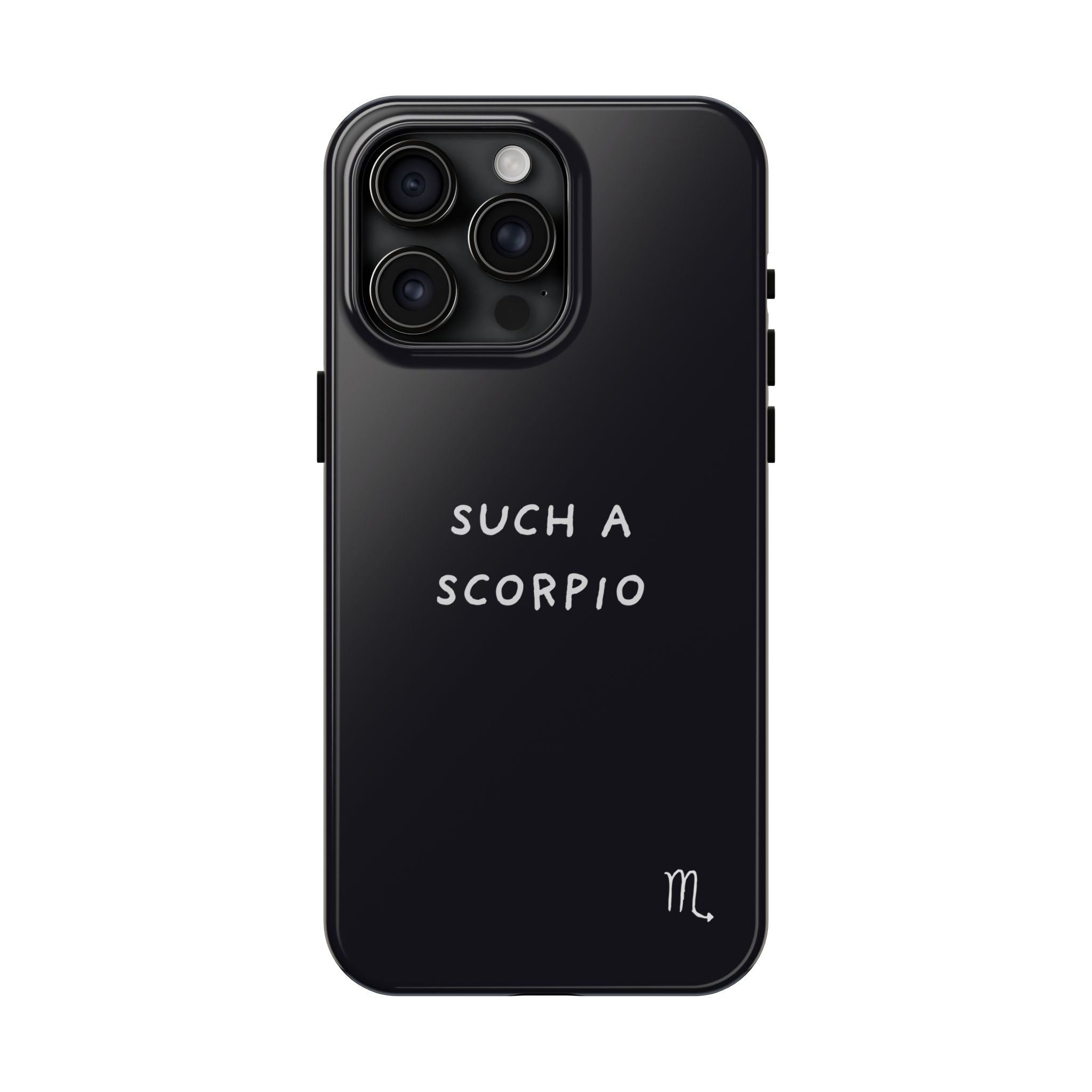 "Such a Scorpio" Phone Case - Black/White
