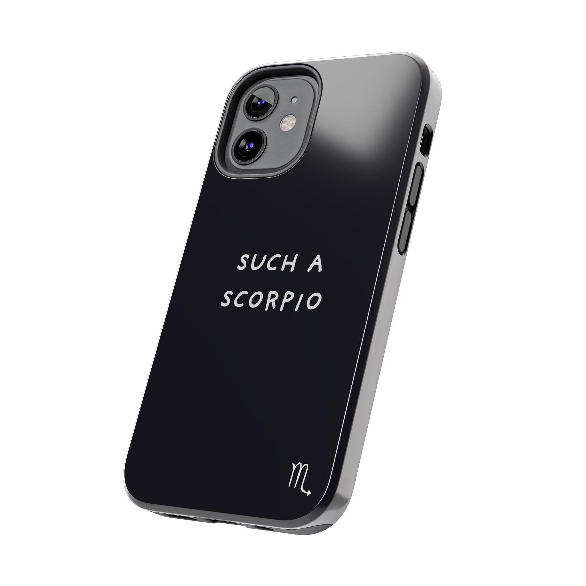 "Such a Scorpio" Phone Case - Black/White