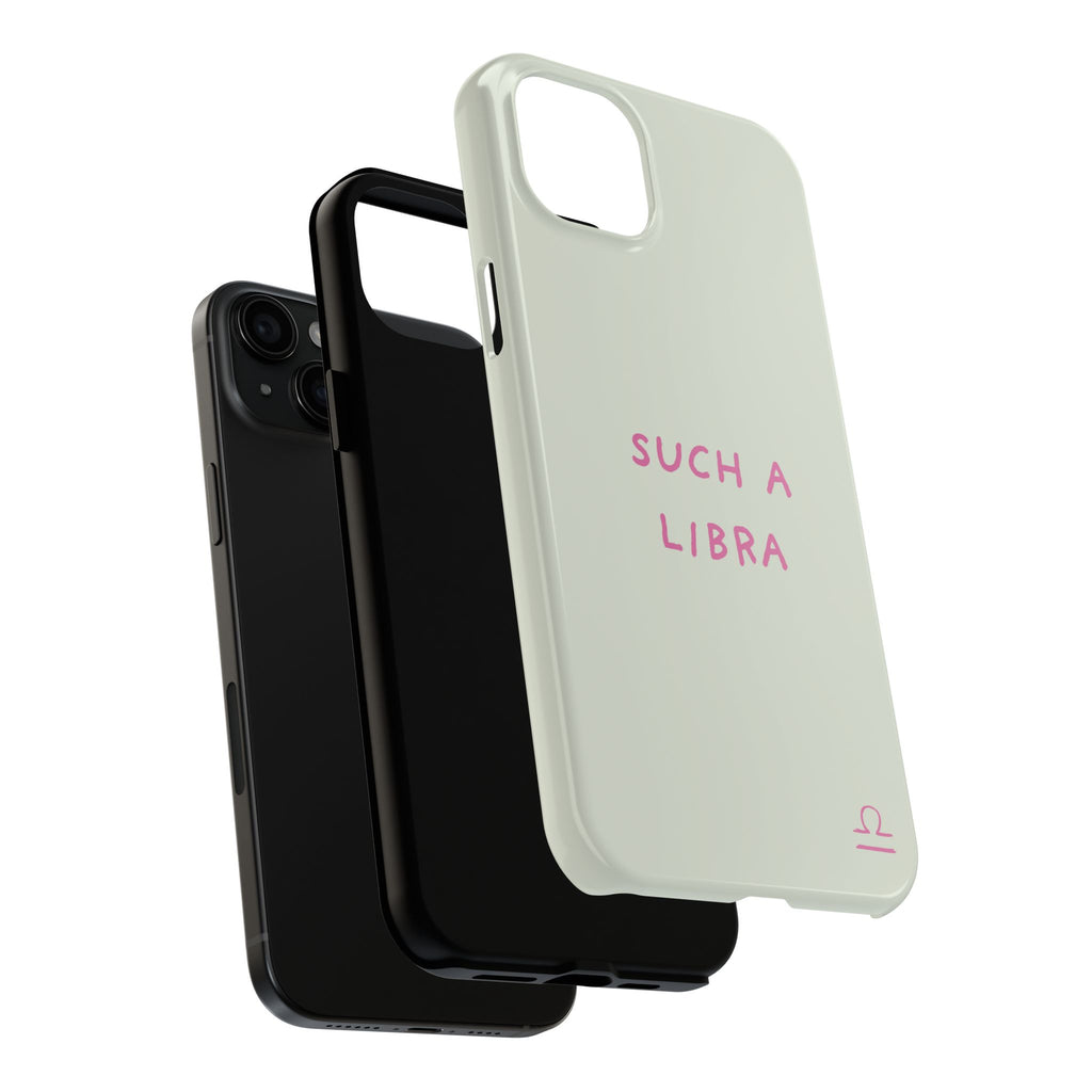 "Such A Libra" Phone Case - Mint/Pink