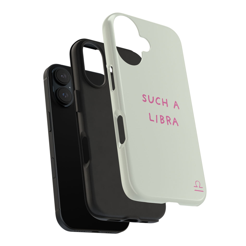 "Such A Libra" Phone Case - Mint/Pink