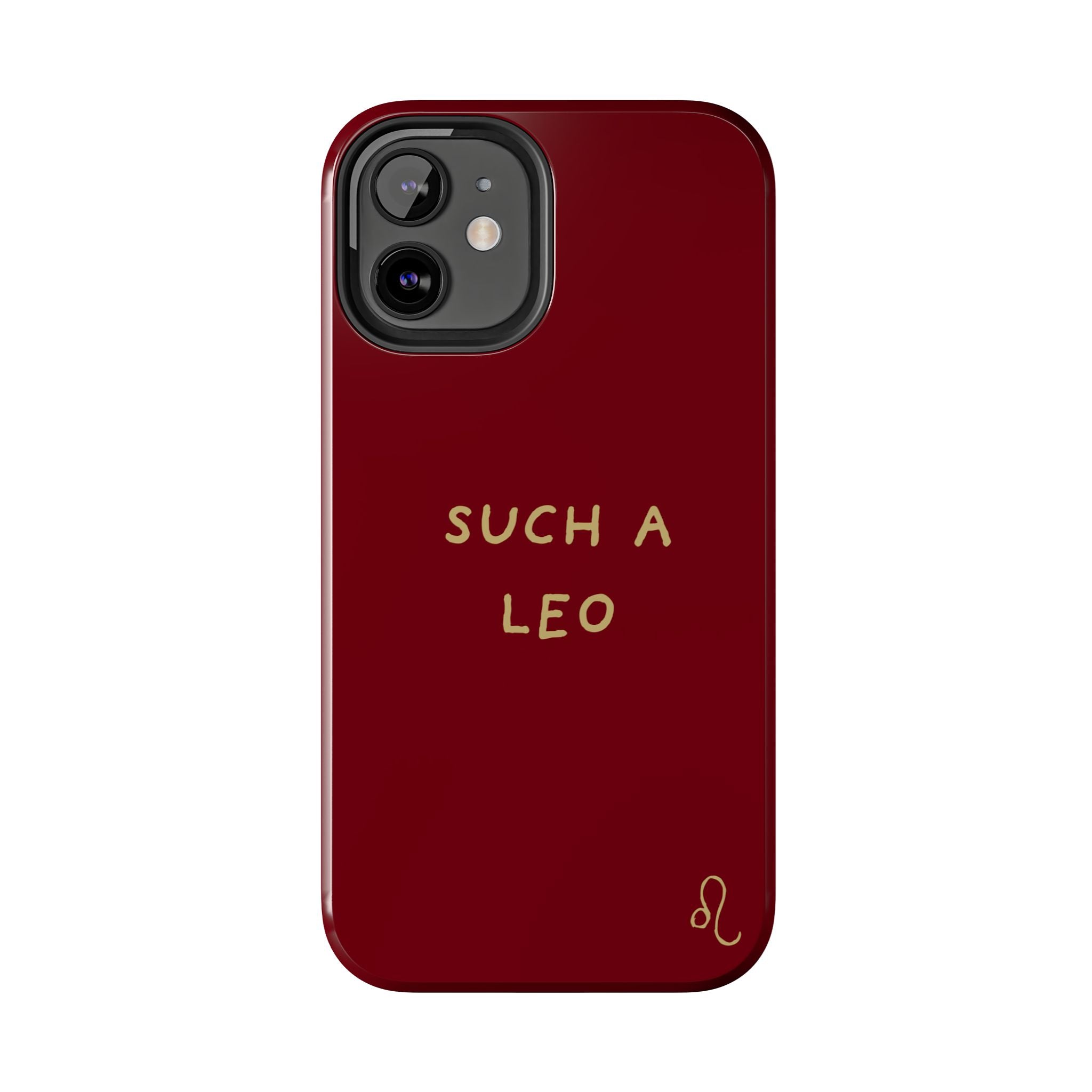 "Such a Leo" Phone Case - Red/Gold