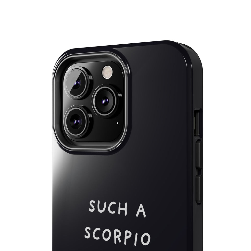 "Such a Scorpio" Phone Case - Black/White