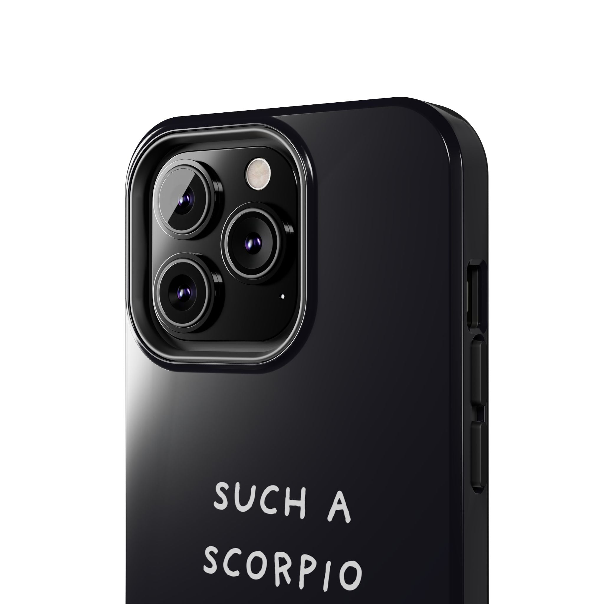 "Such a Scorpio" Phone Case - Black/White