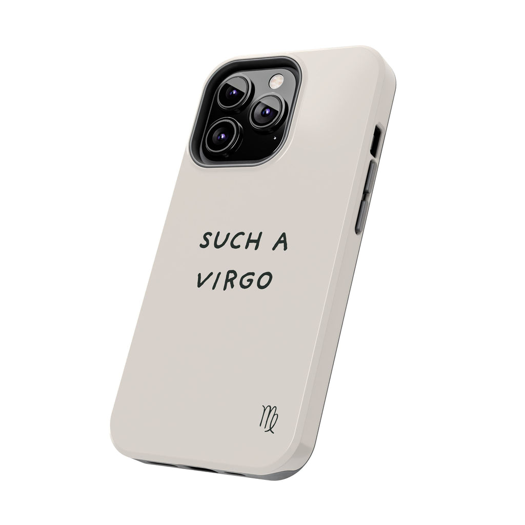 “Such a Virgo” Tough Phone Case — Beige / Forrest