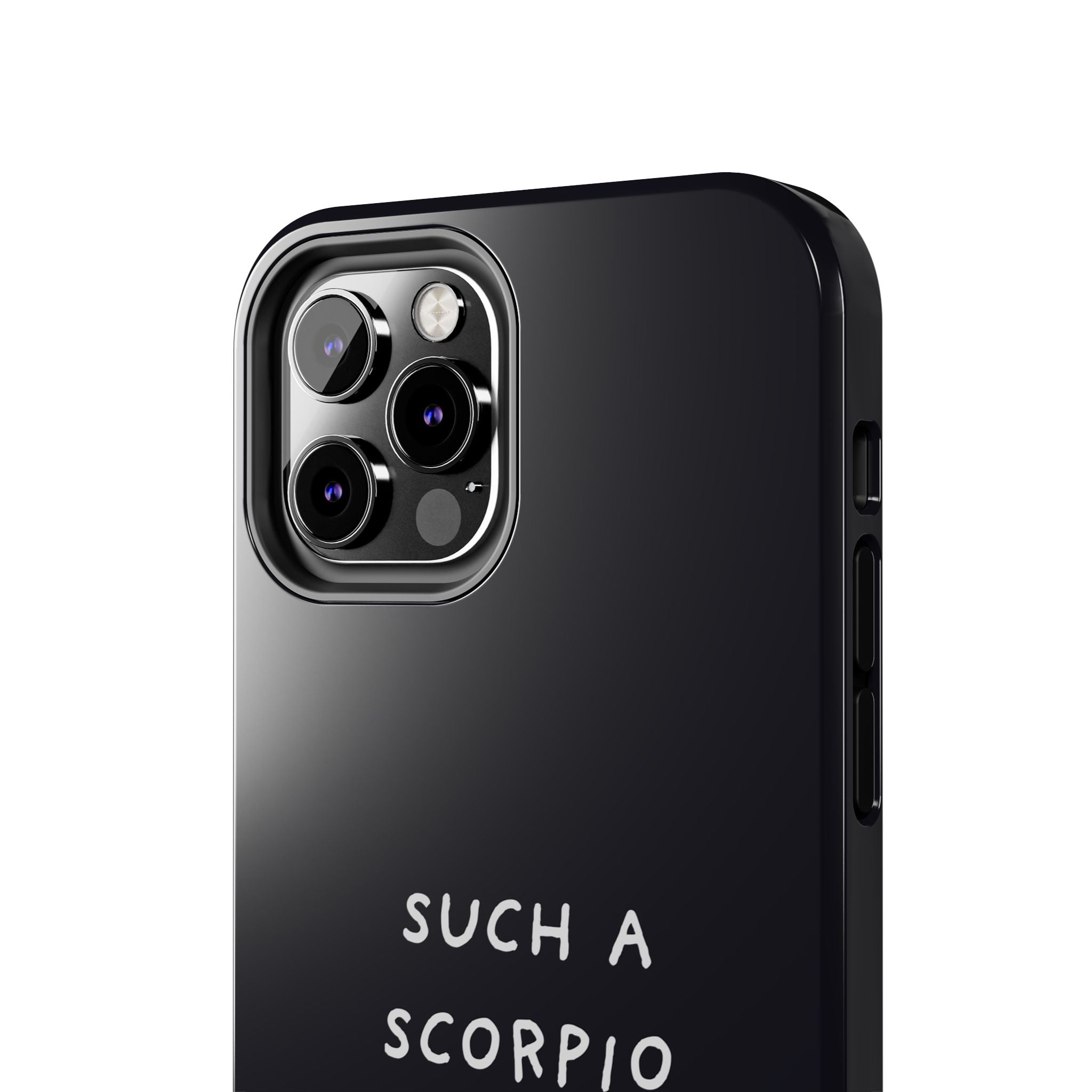 "Such a Scorpio" Phone Case - Black/White