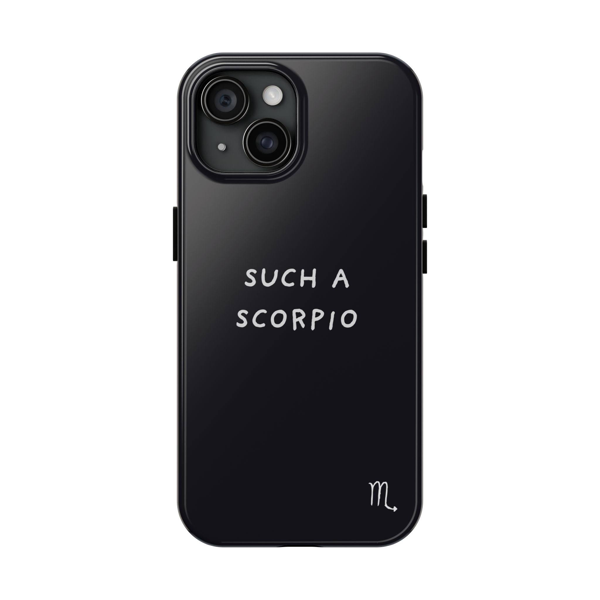 "Such a Scorpio" Phone Case - Black/White
