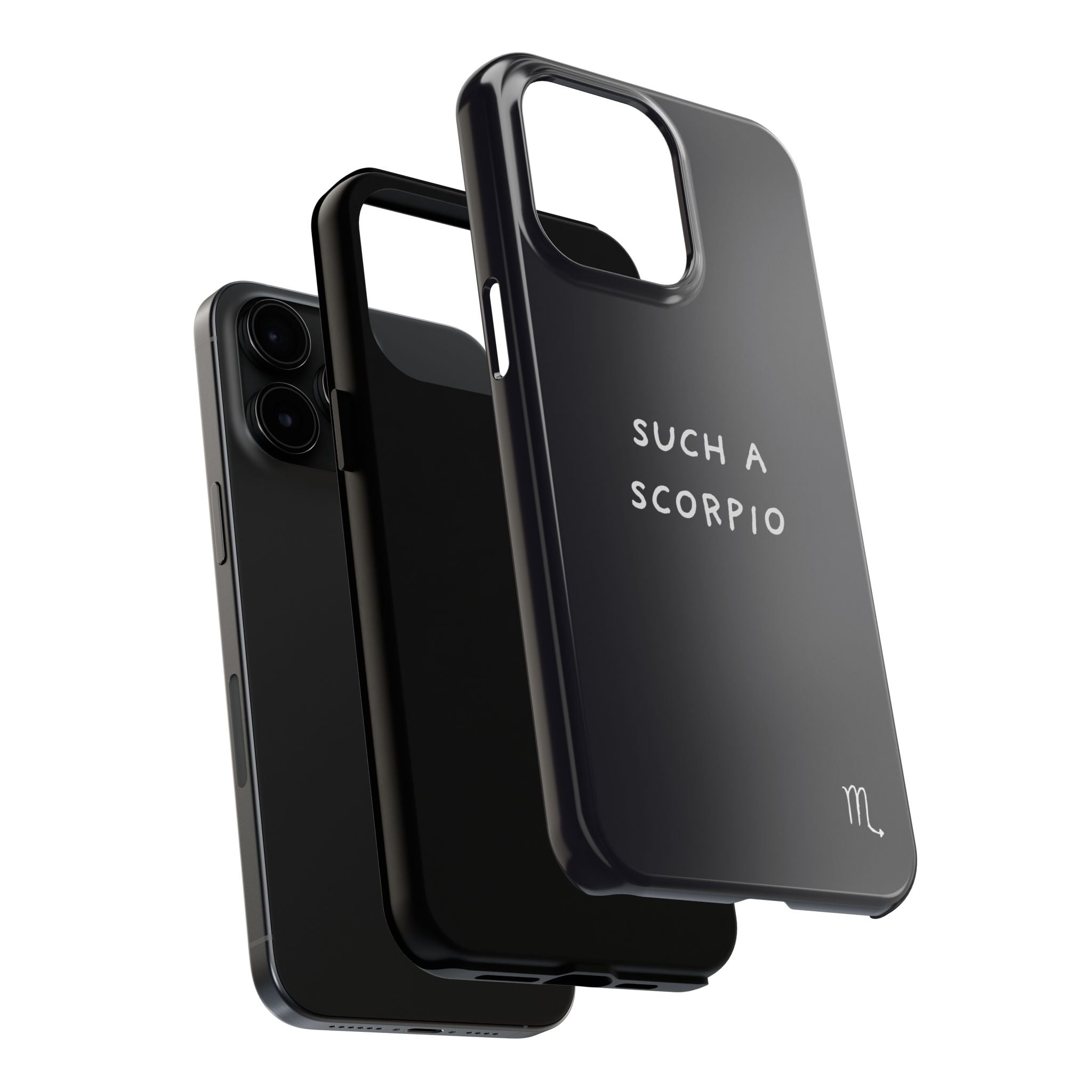 "Such a Scorpio" Phone Case - Black/White