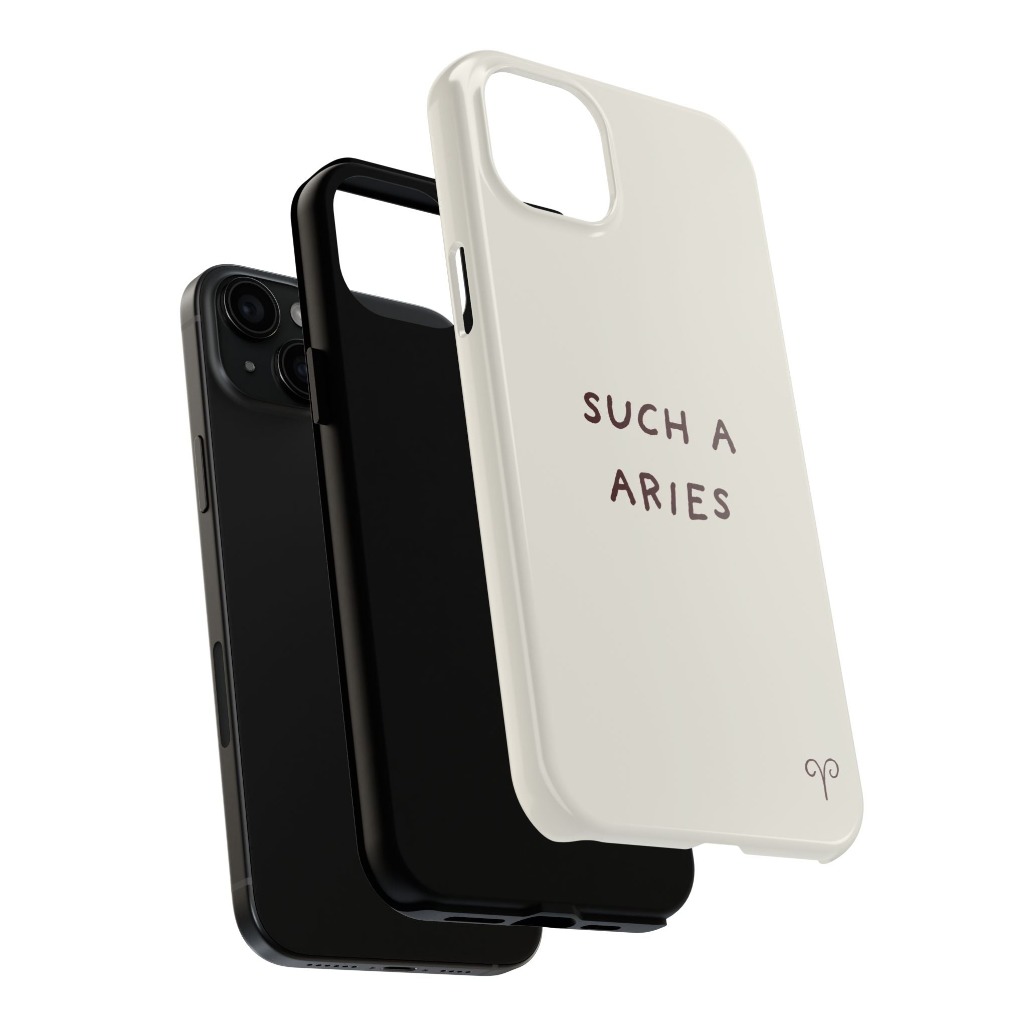 "Such a Aries" Tough Phone Case — White