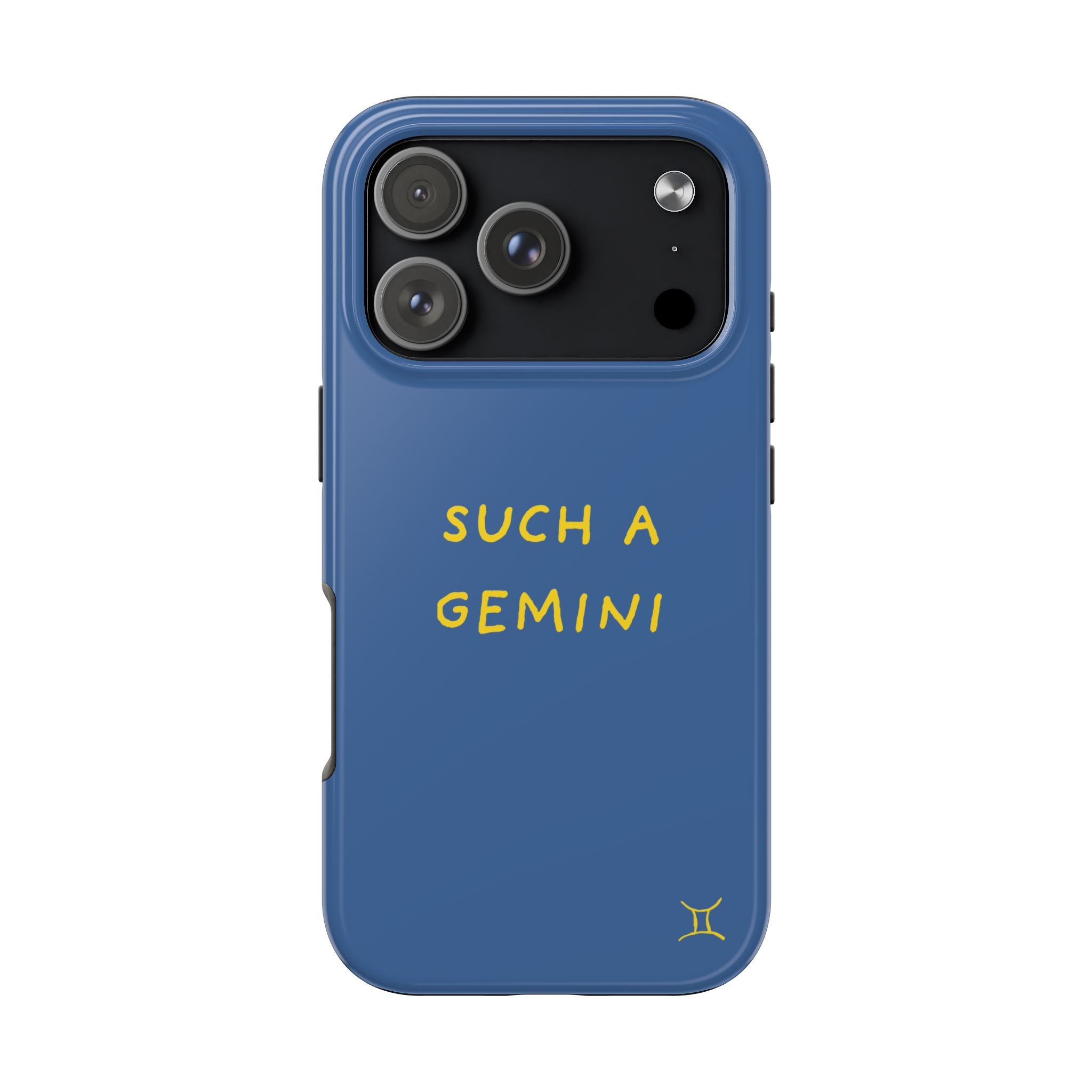 "Such A Gemini" Phone Case - Blue/Yellow