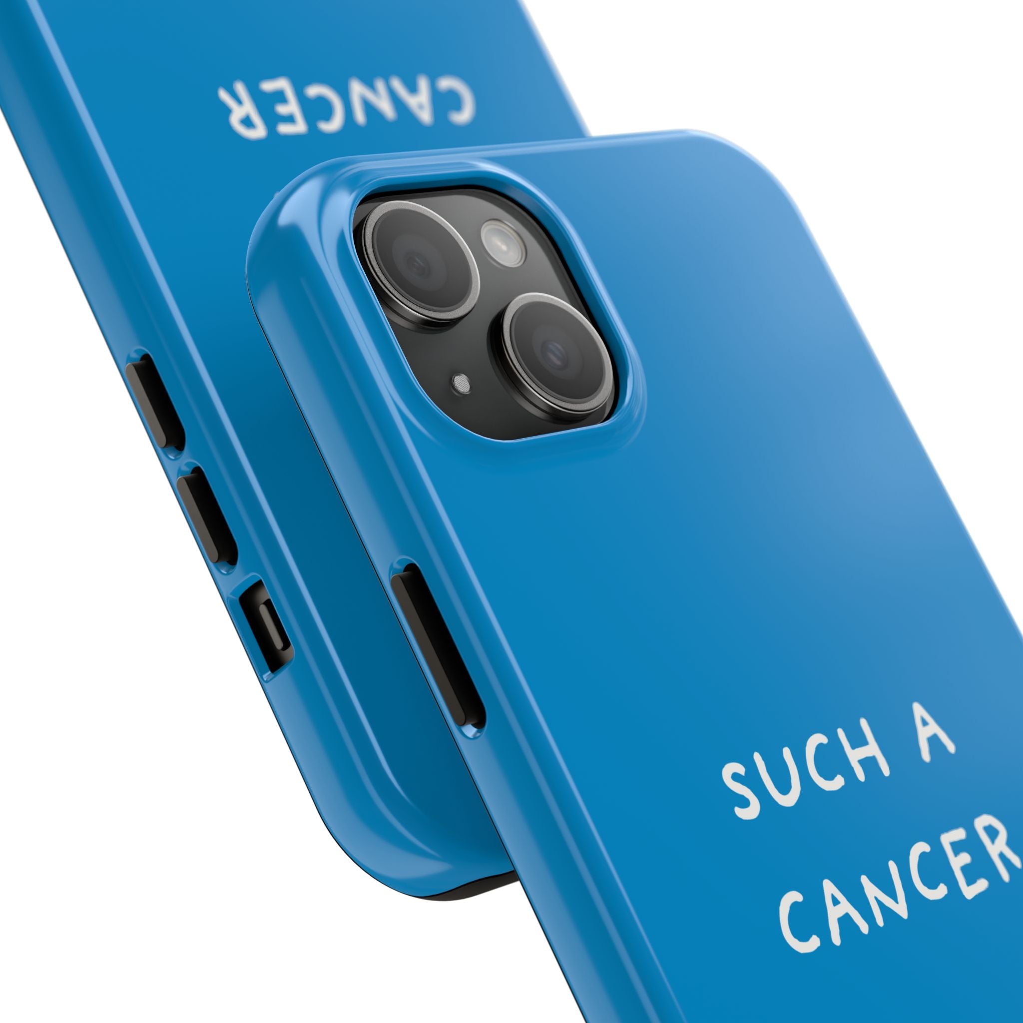 'Such a Cancer" Zodiac Phone Case - Turquoise