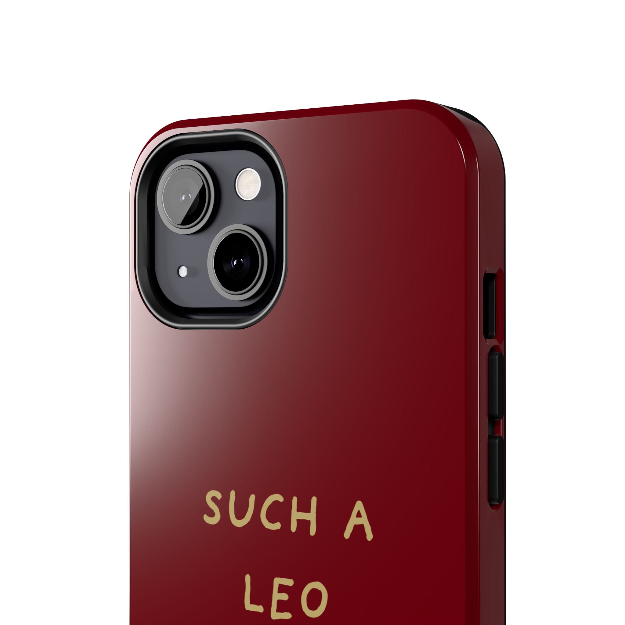 "Such a Leo" Phone Case - Red/Gold