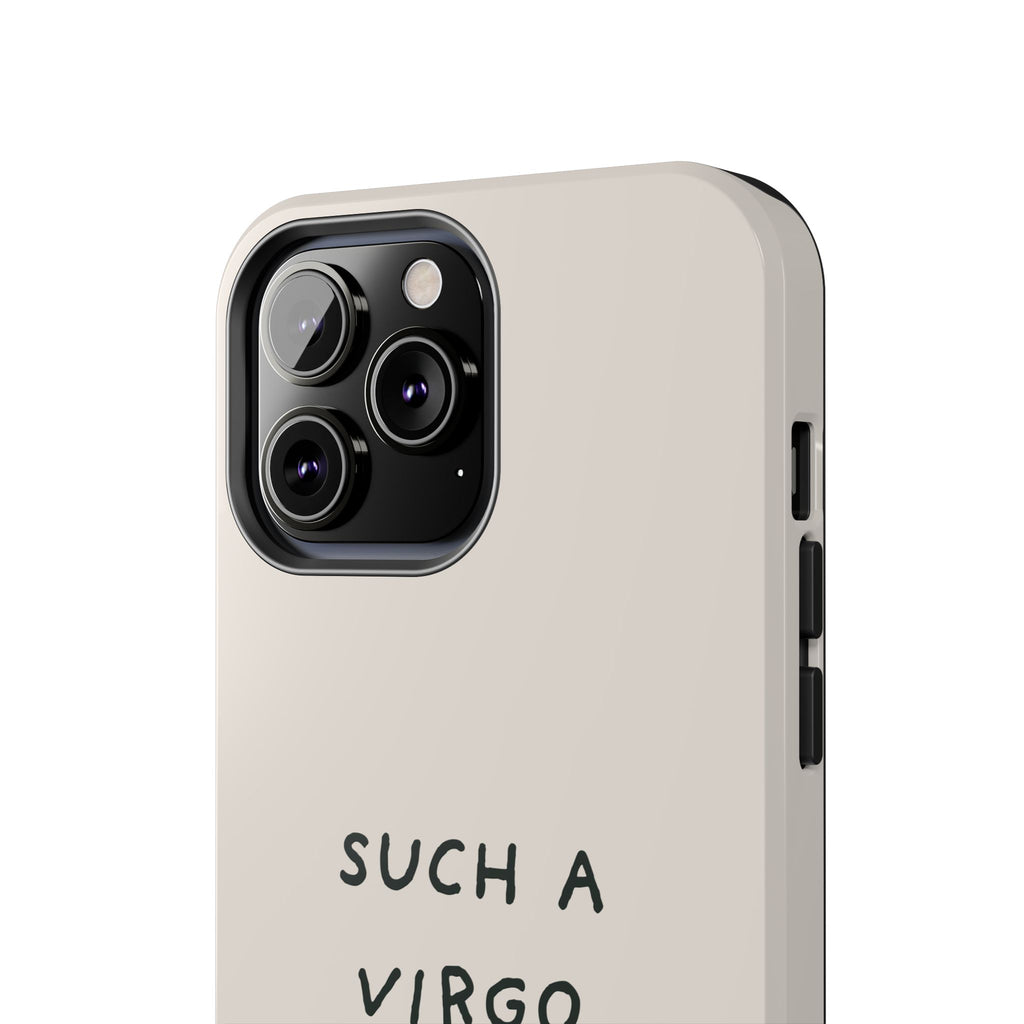 “Such a Virgo” Tough Phone Case — Beige / Forrest