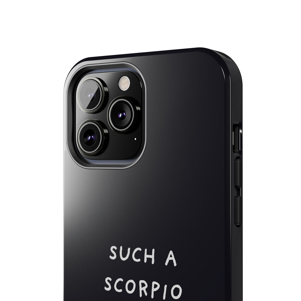 "Such a Scorpio" Phone Case - Black/White