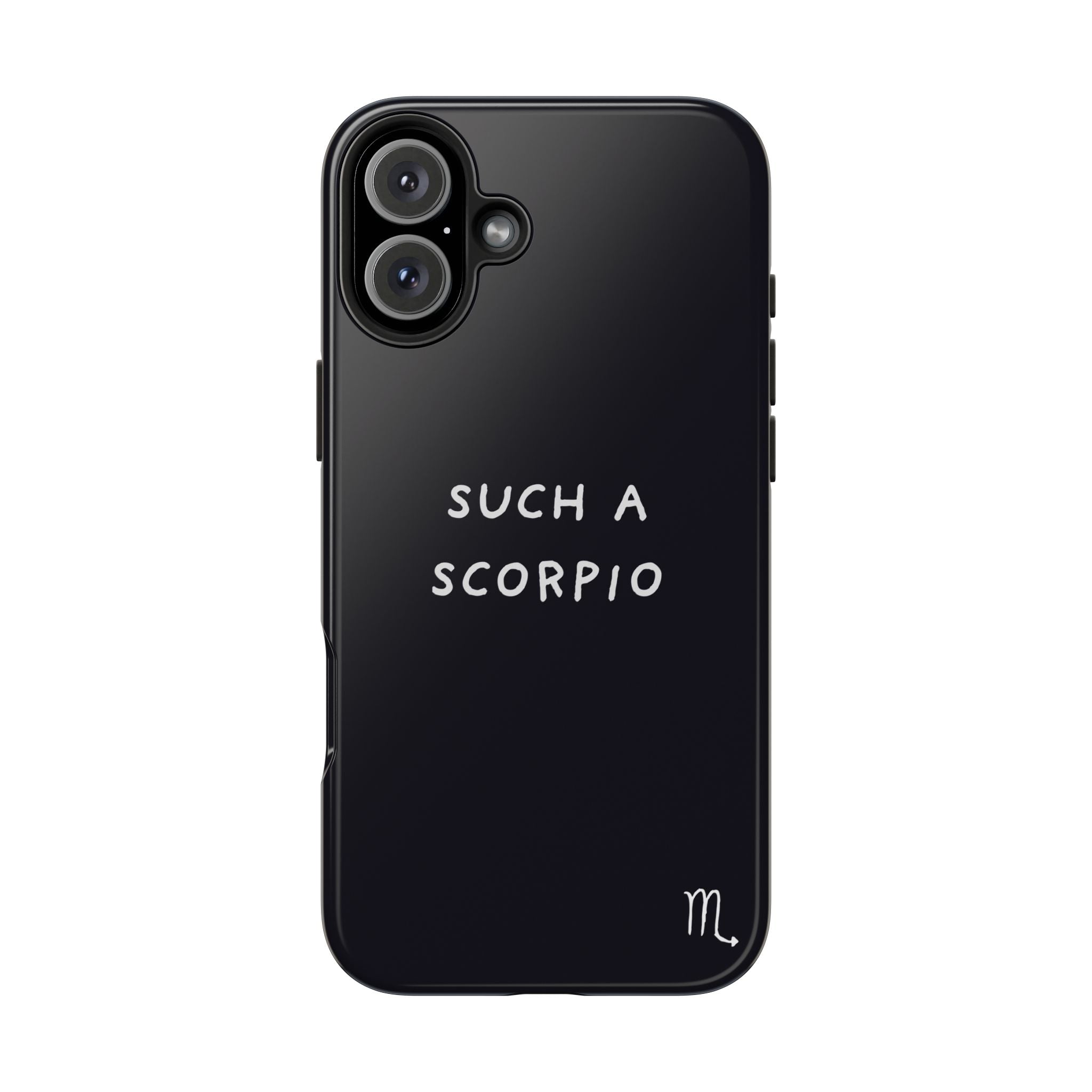 "Such a Scorpio" Phone Case - Black/White
