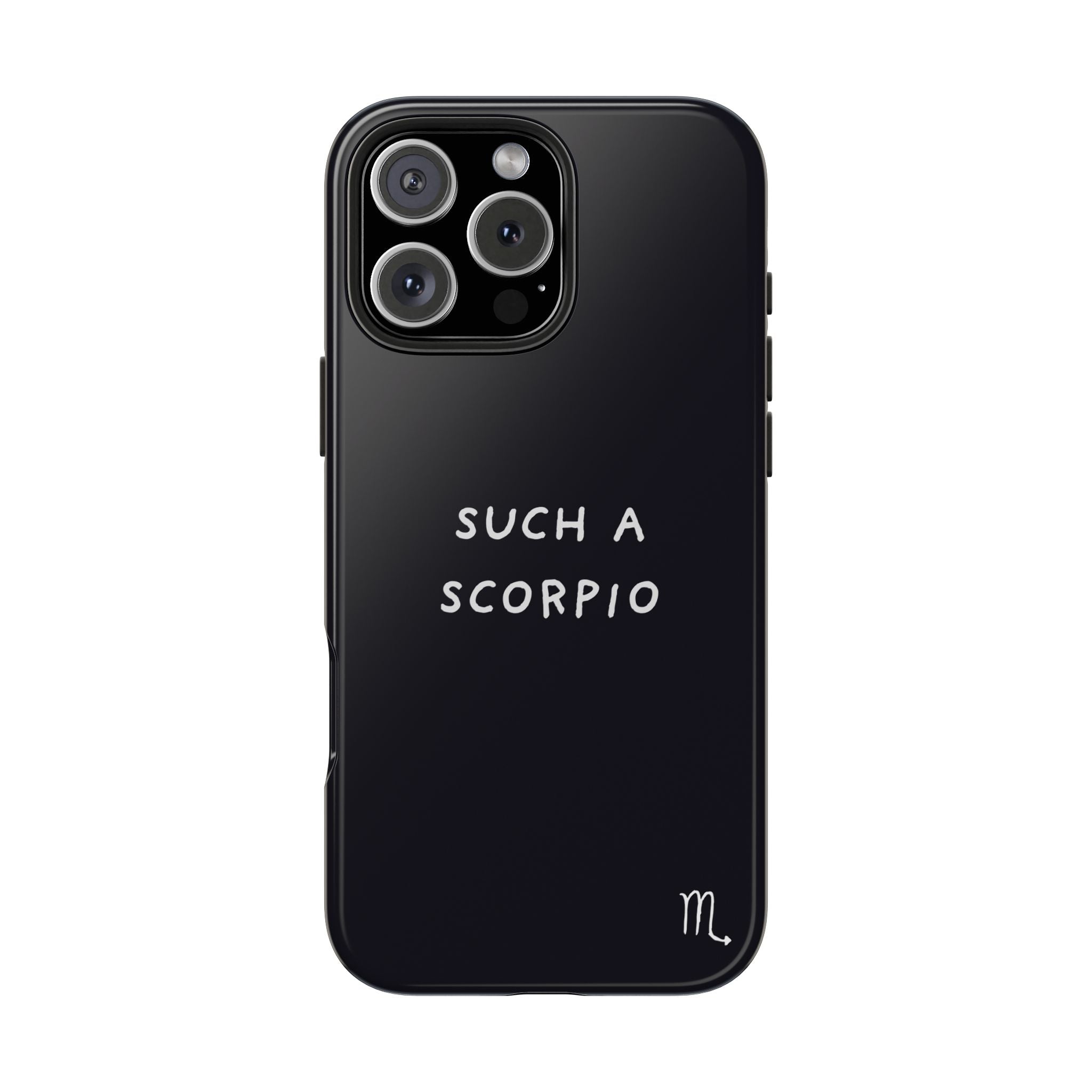 "Such a Scorpio" Phone Case - Black/White