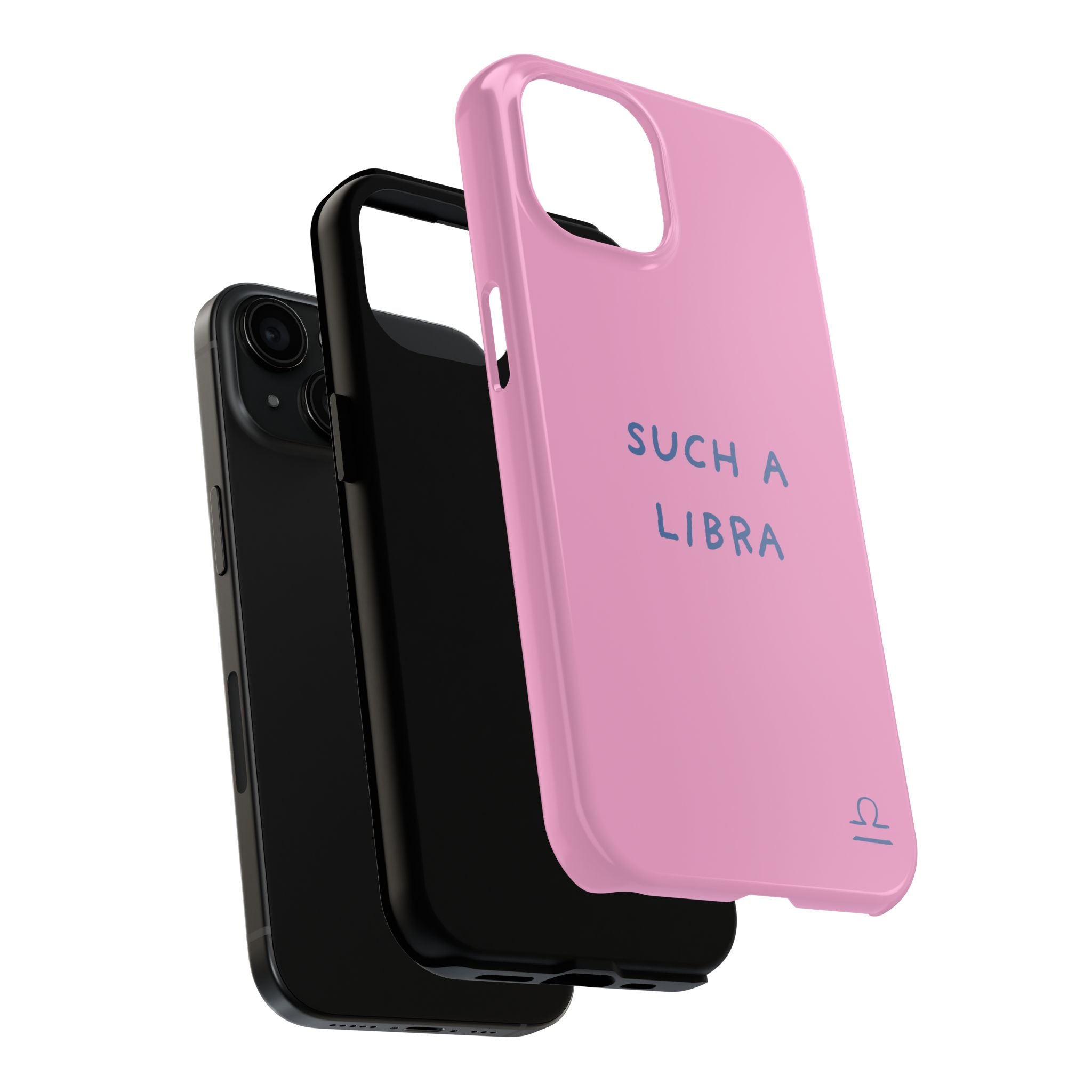 "Such a Libra" Phone Case - Pink/Blue