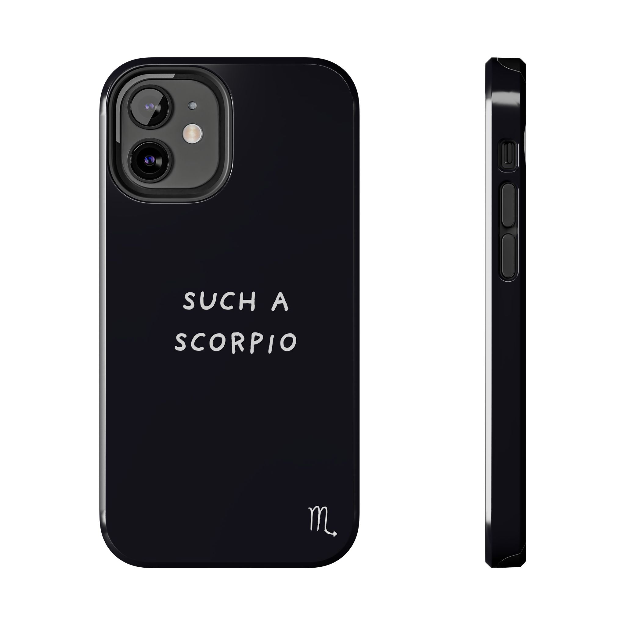 "Such a Scorpio" Phone Case - Black/White
