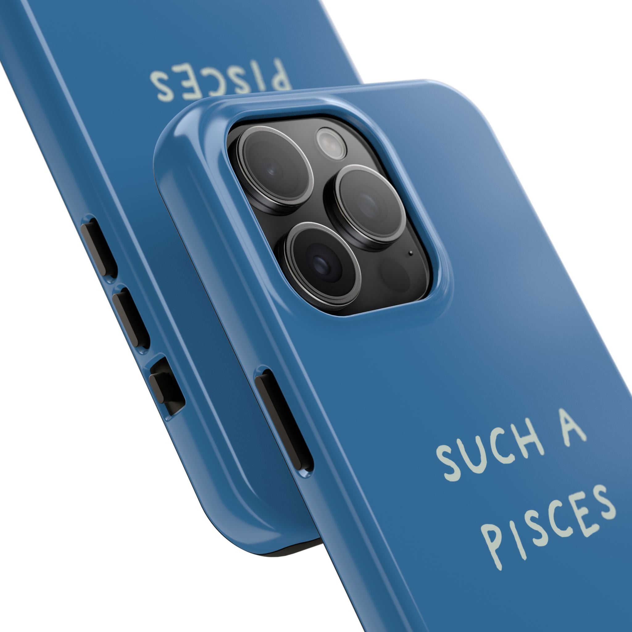 "Such a Pisces" Phone Case - Blue / White