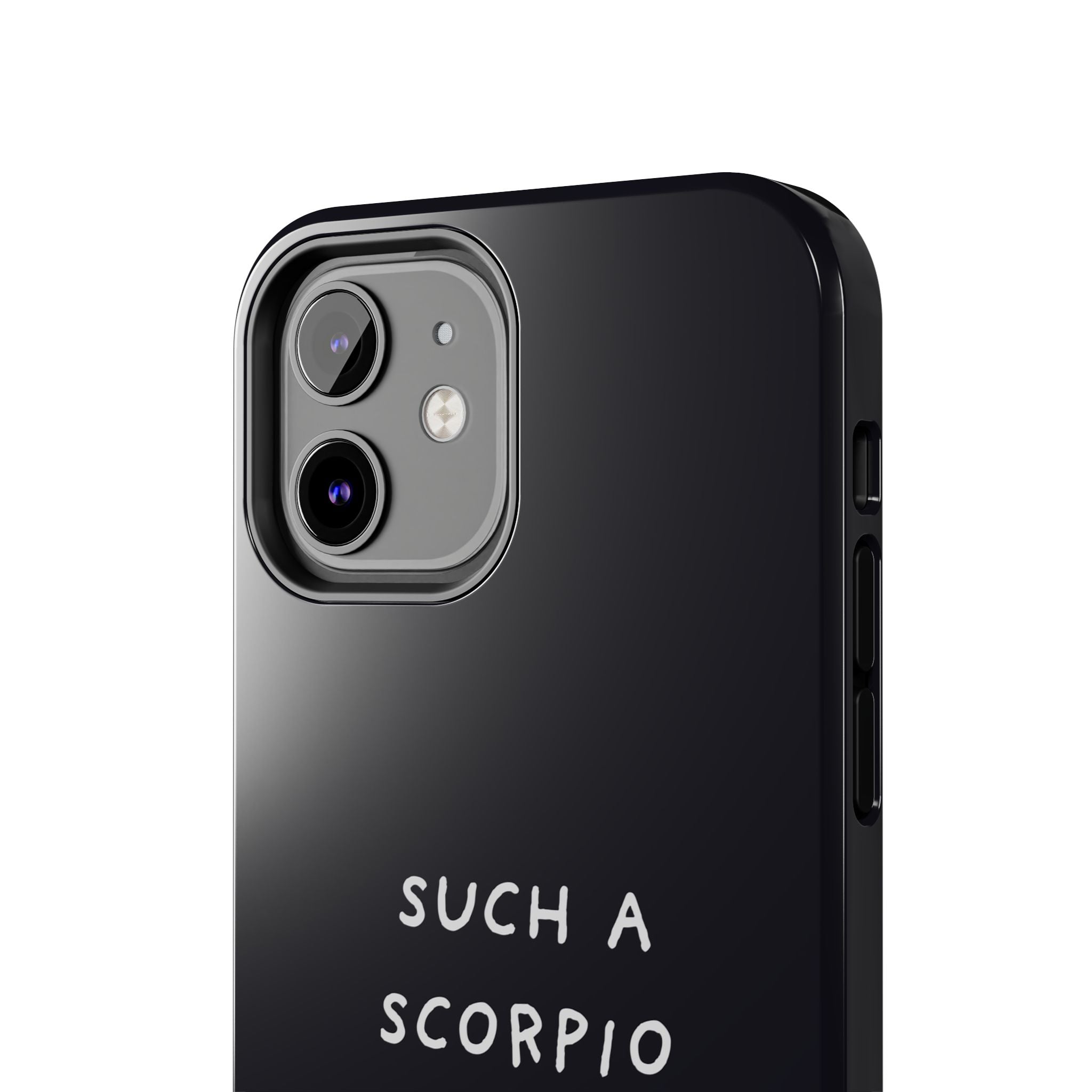"Such a Scorpio" Phone Case - Black/White