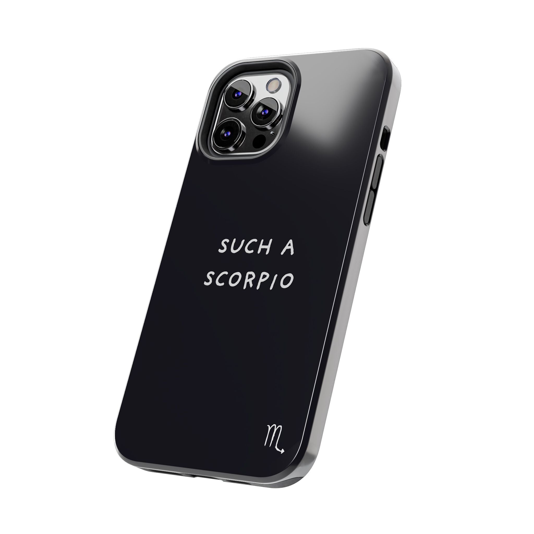 "Such a Scorpio" Phone Case - Black/White