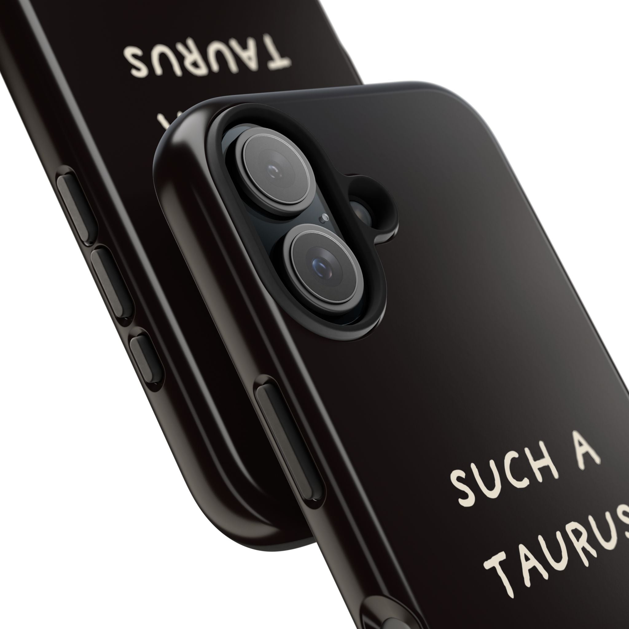 "Such a Taurus" Tough Phone Case – Deep Brown / Cream