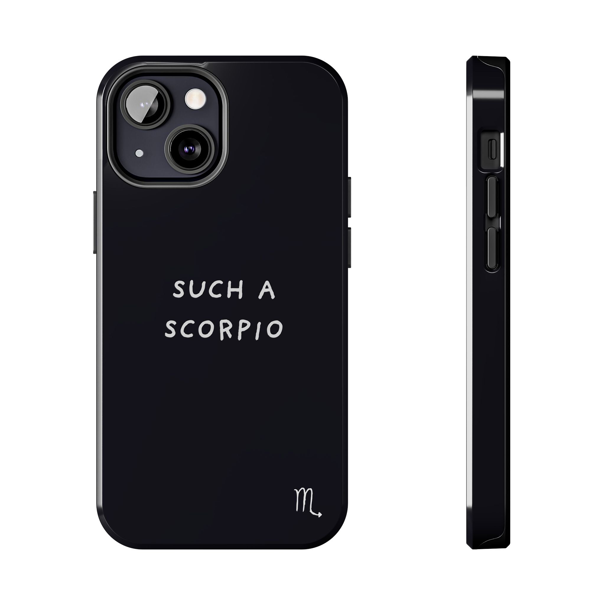 "Such a Scorpio" Phone Case - Black/White