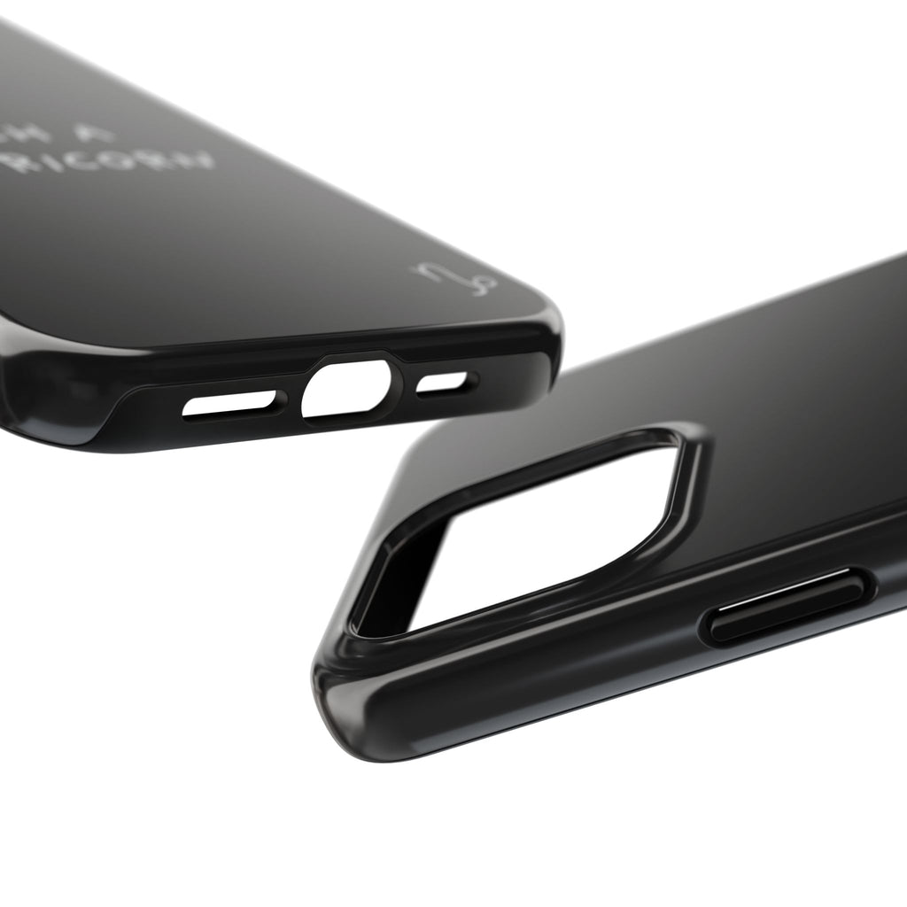 "Such a Capricorn Tough Phone Case" — Black/White
