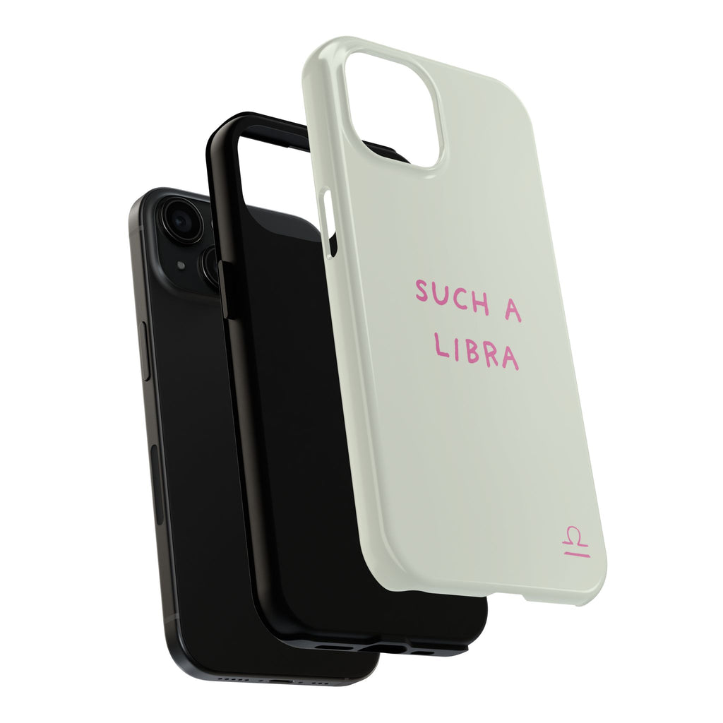 "Such A Libra" Phone Case - Mint/Pink