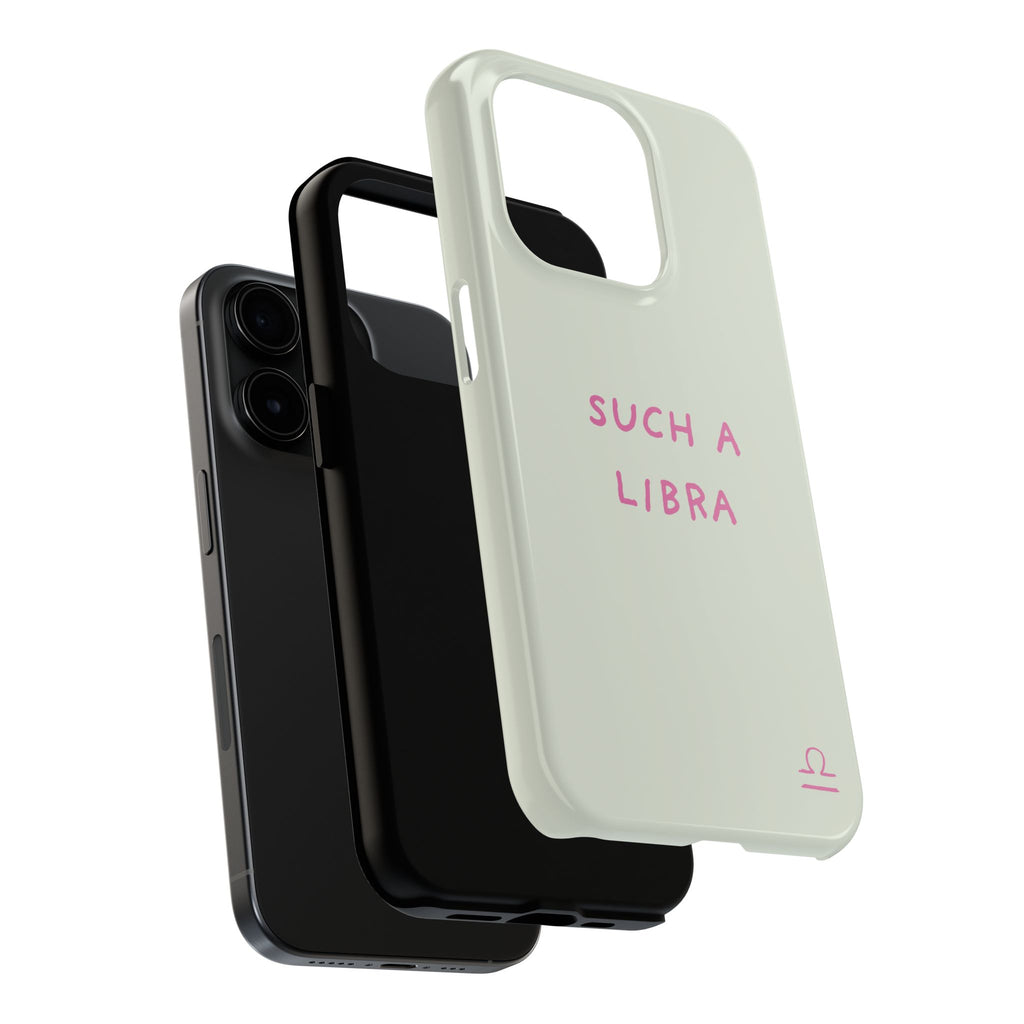 "Such A Libra" Phone Case - Mint/Pink