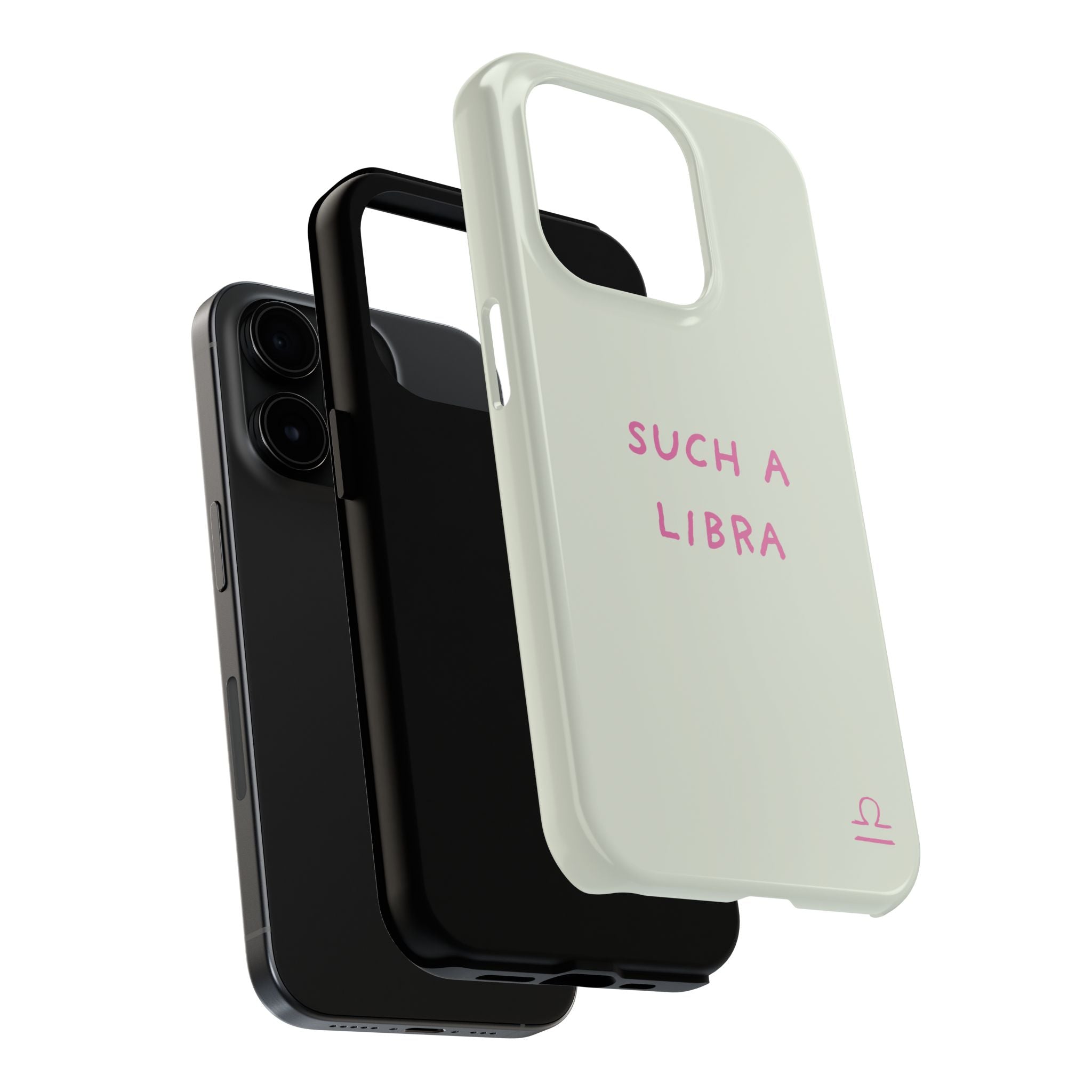 "Such A Libra" Phone Case - Mint/Pink