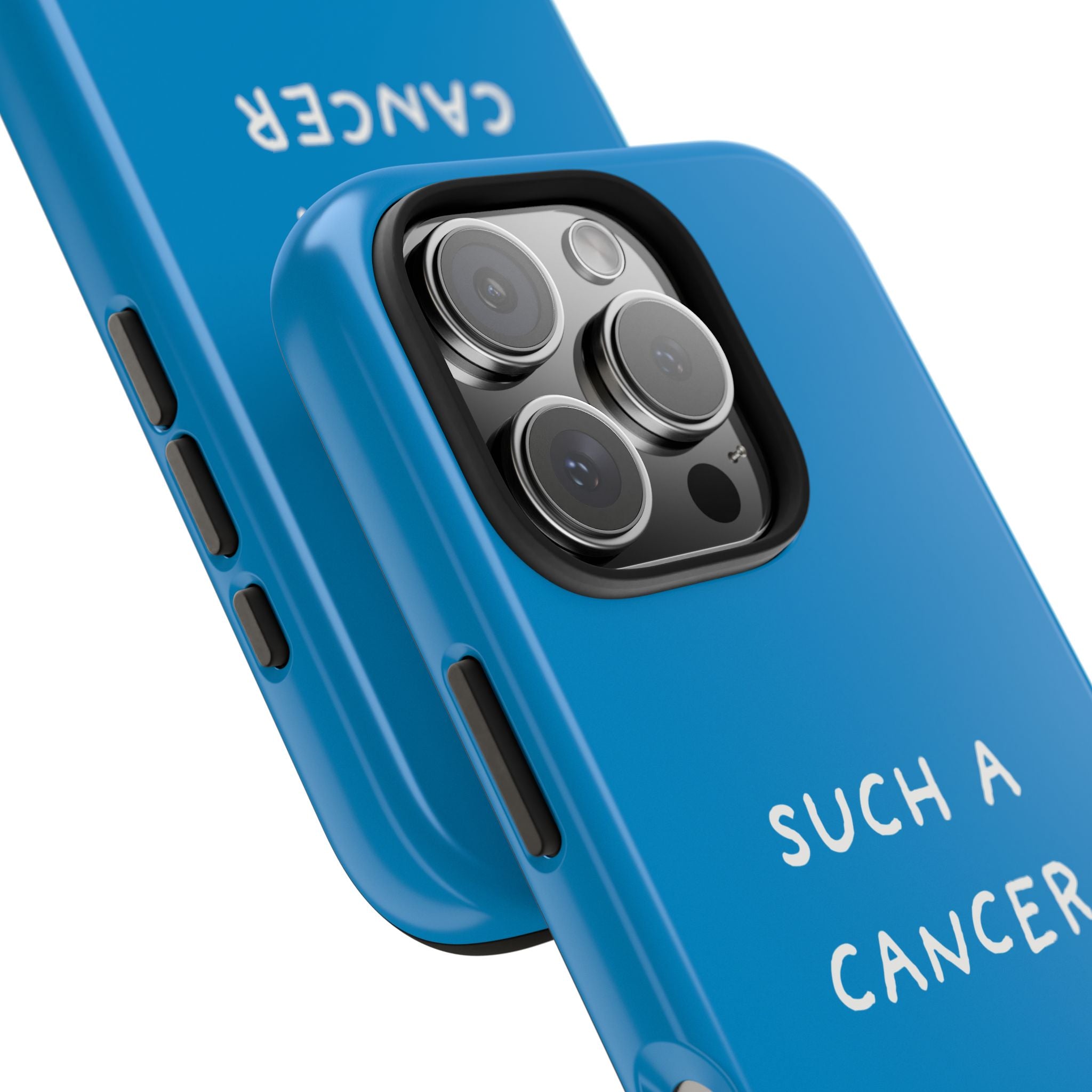'Such a Cancer" Zodiac Phone Case - Turquoise