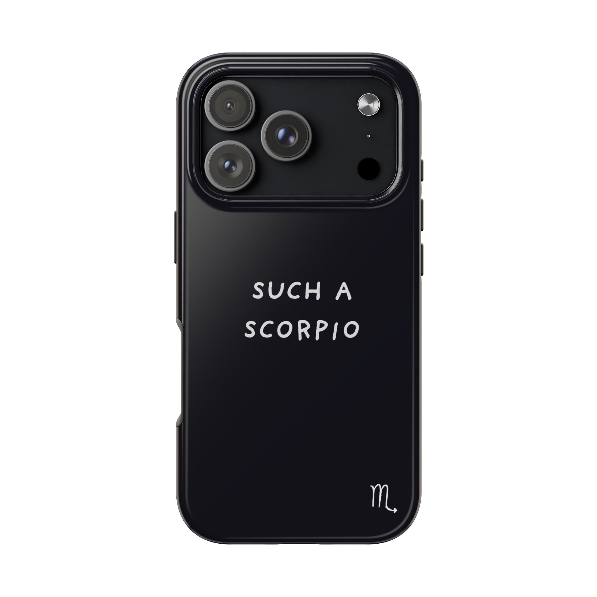 "Such a Scorpio" Phone Case - Black/White