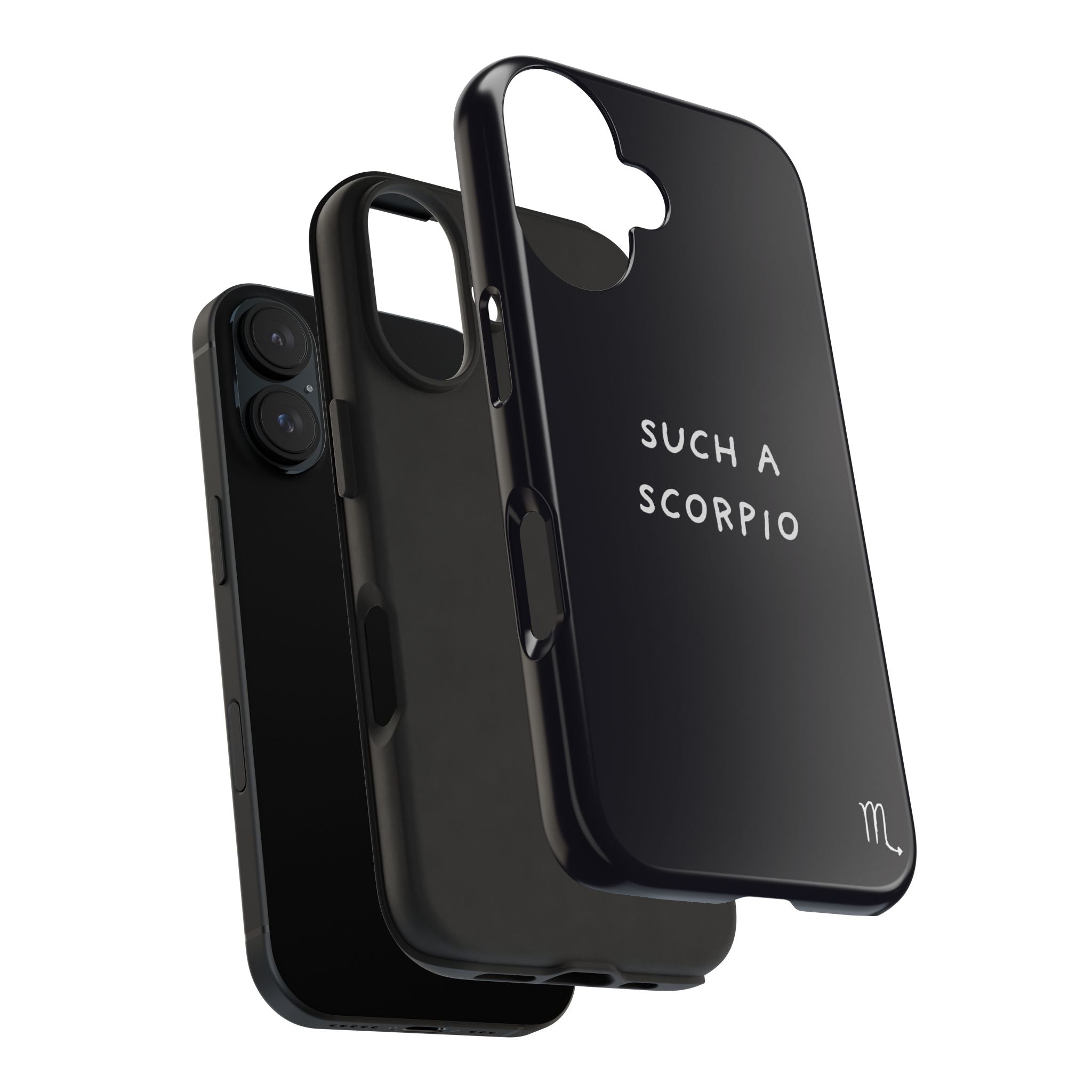 "Such a Scorpio" Phone Case - Black/White