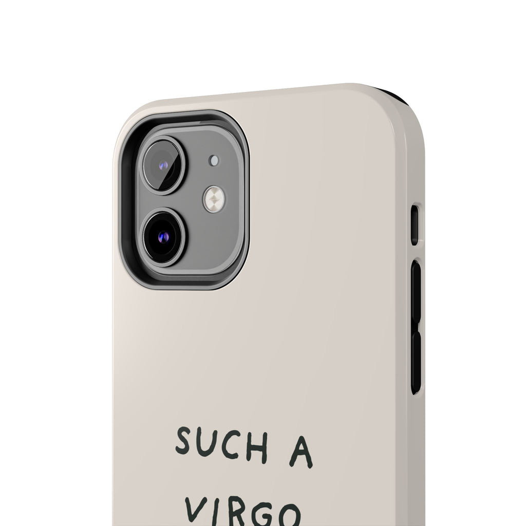 “Such a Virgo” Tough Phone Case — Beige / Forrest
