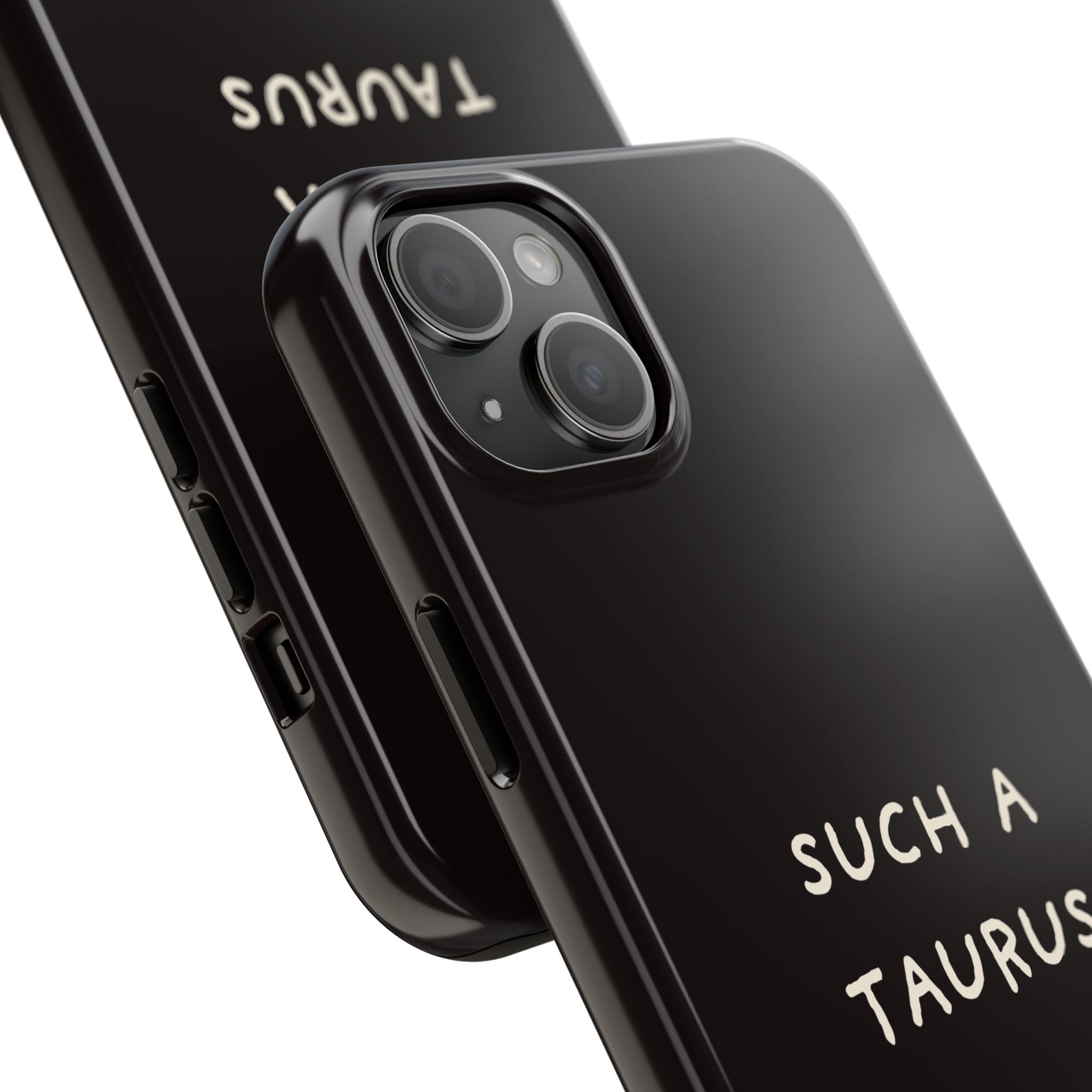 "Such a Taurus" Tough Phone Case – Deep Brown / Cream